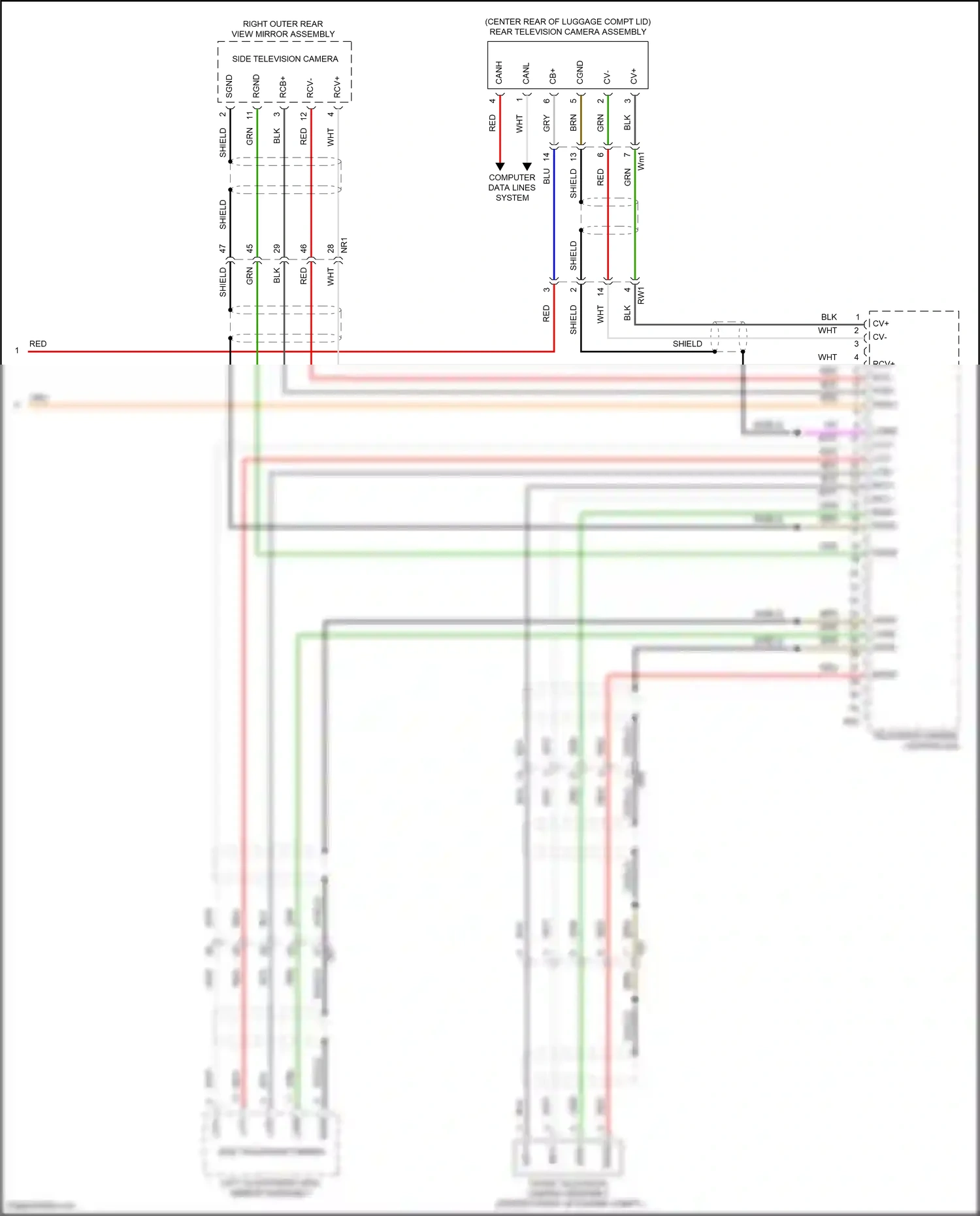 Wiring diagram computer data lines system for Toyota Camry XV70 (2017-2021) (25 of 127)