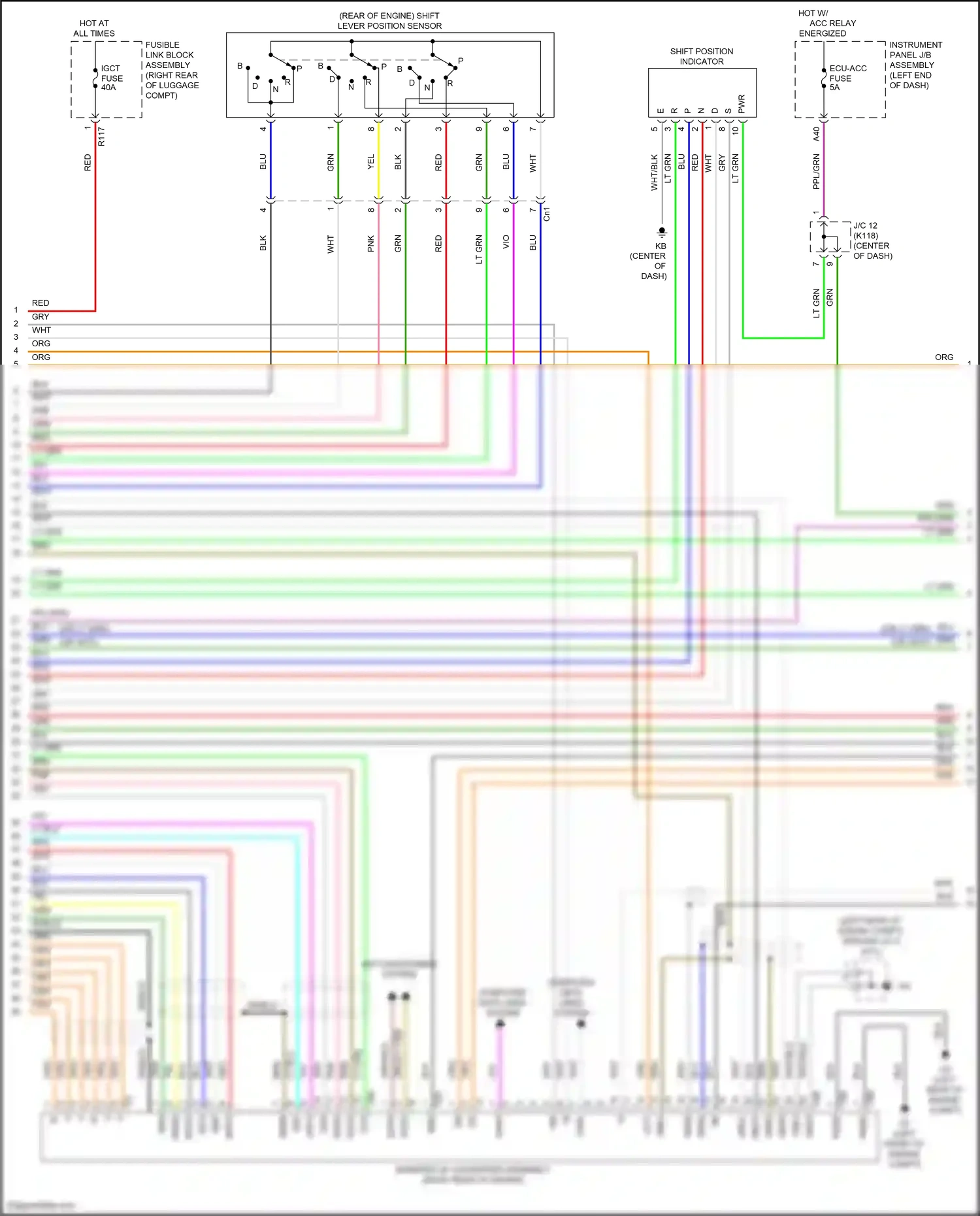 Wiring diagram computer data lines system for Toyota Camry XV70 (2017-2021) (101 of 127)