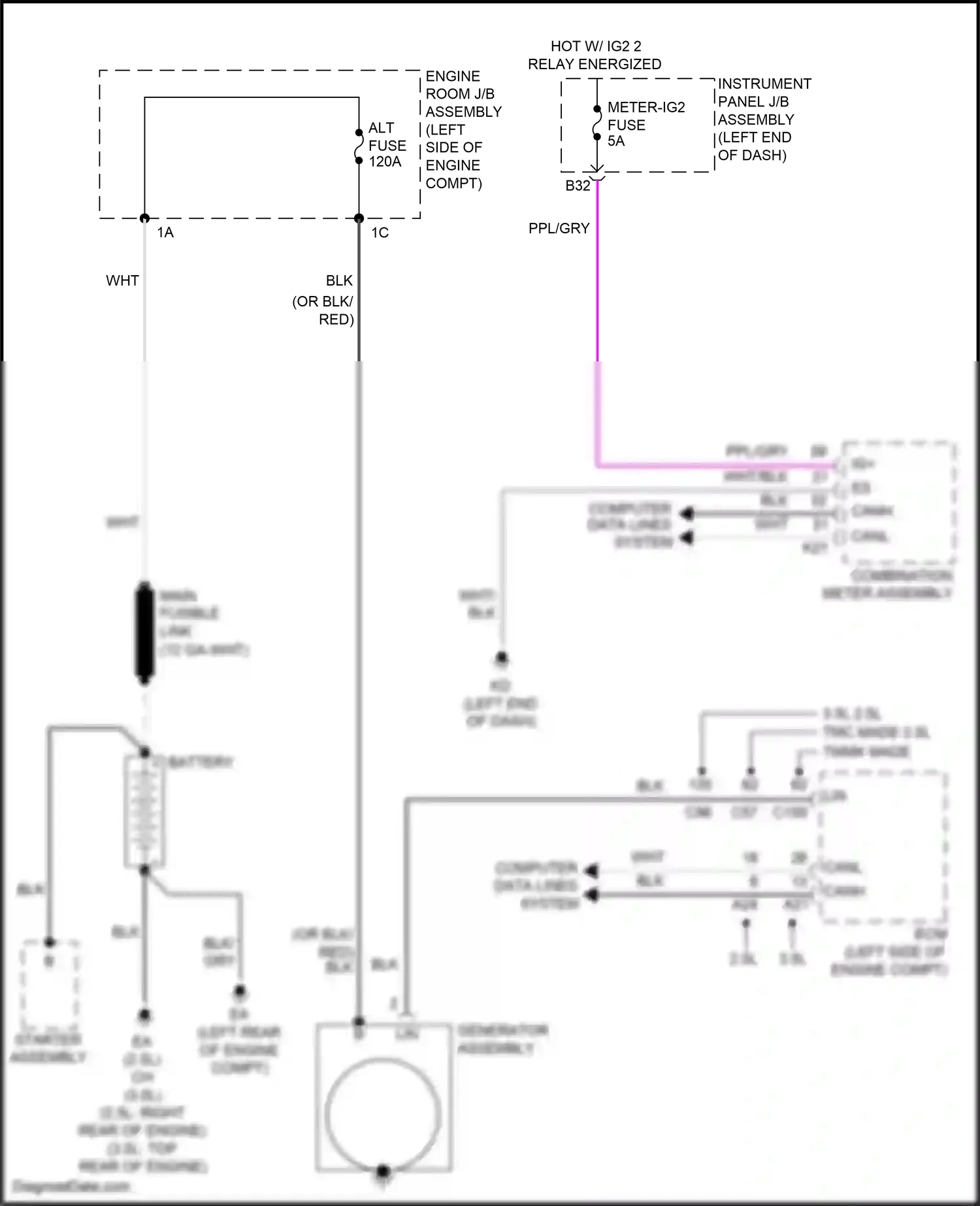 Wiring diagram computer data lines system for Toyota Camry XV70 (2017-2021) (11 of 127)