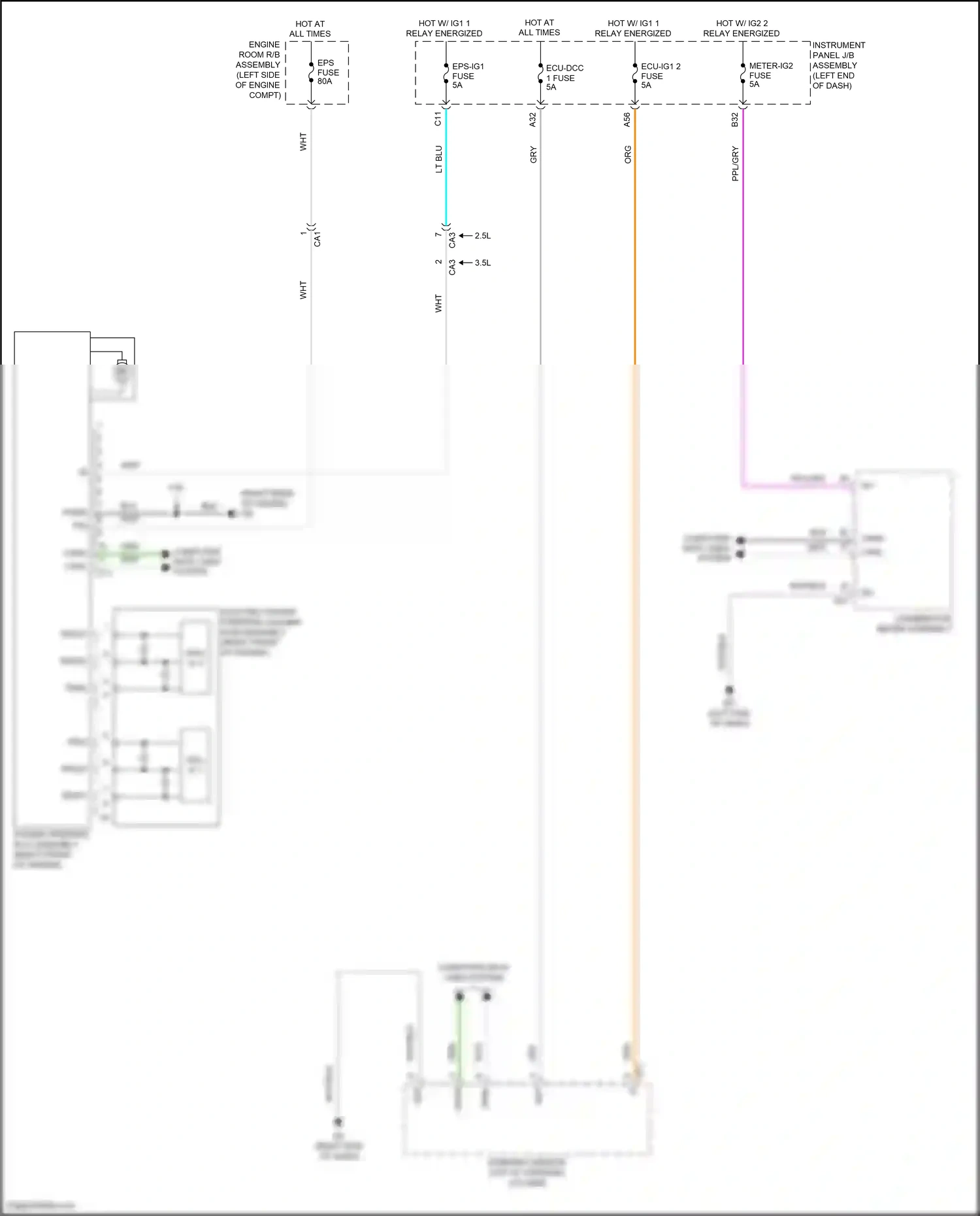 Wiring diagram computer data lines system for Toyota Camry XV70 (2017-2021) (1 of 127)
