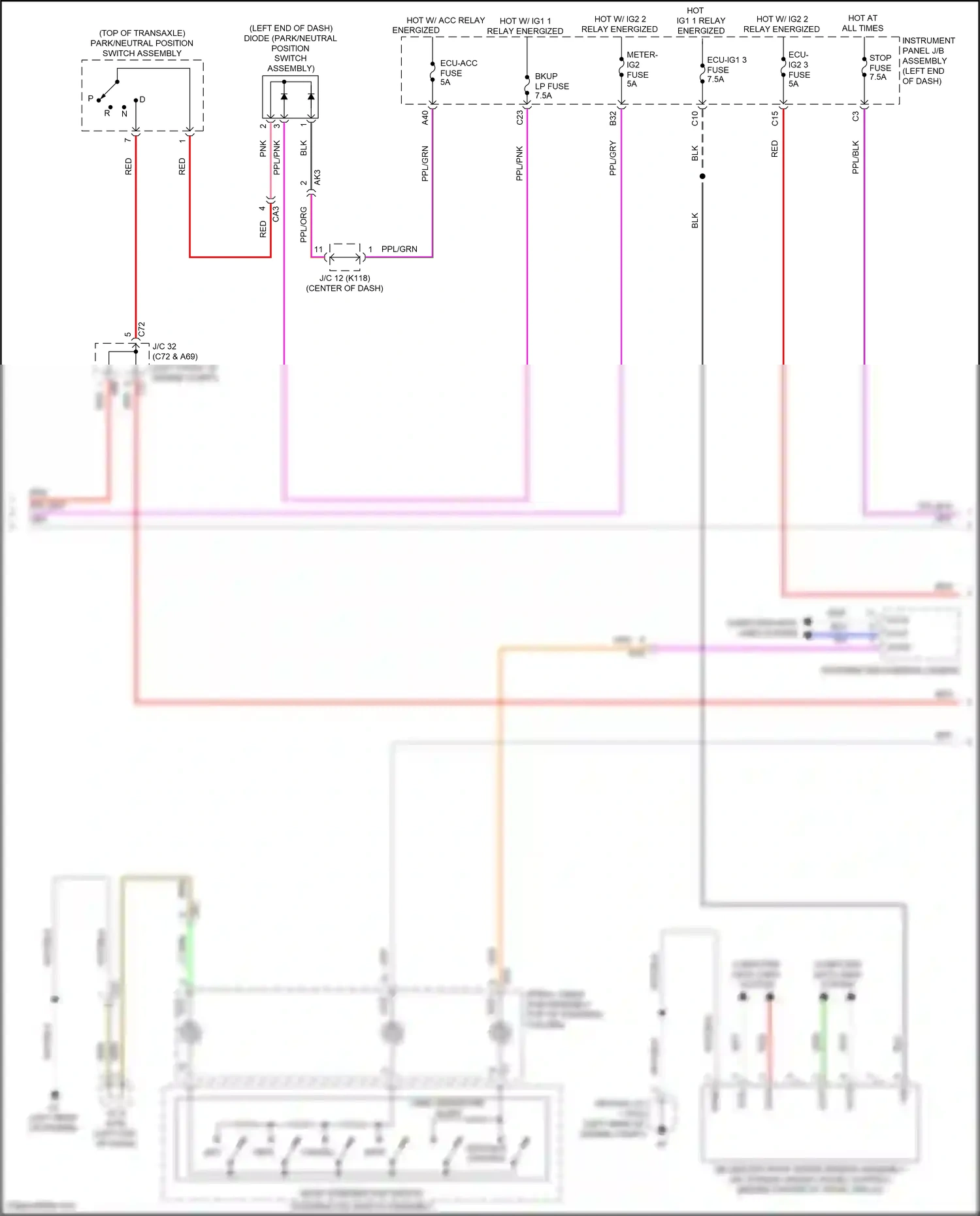 Wiring diagram computer data lines system for Toyota Camry XV70 (2017-2021) (107 of 127)