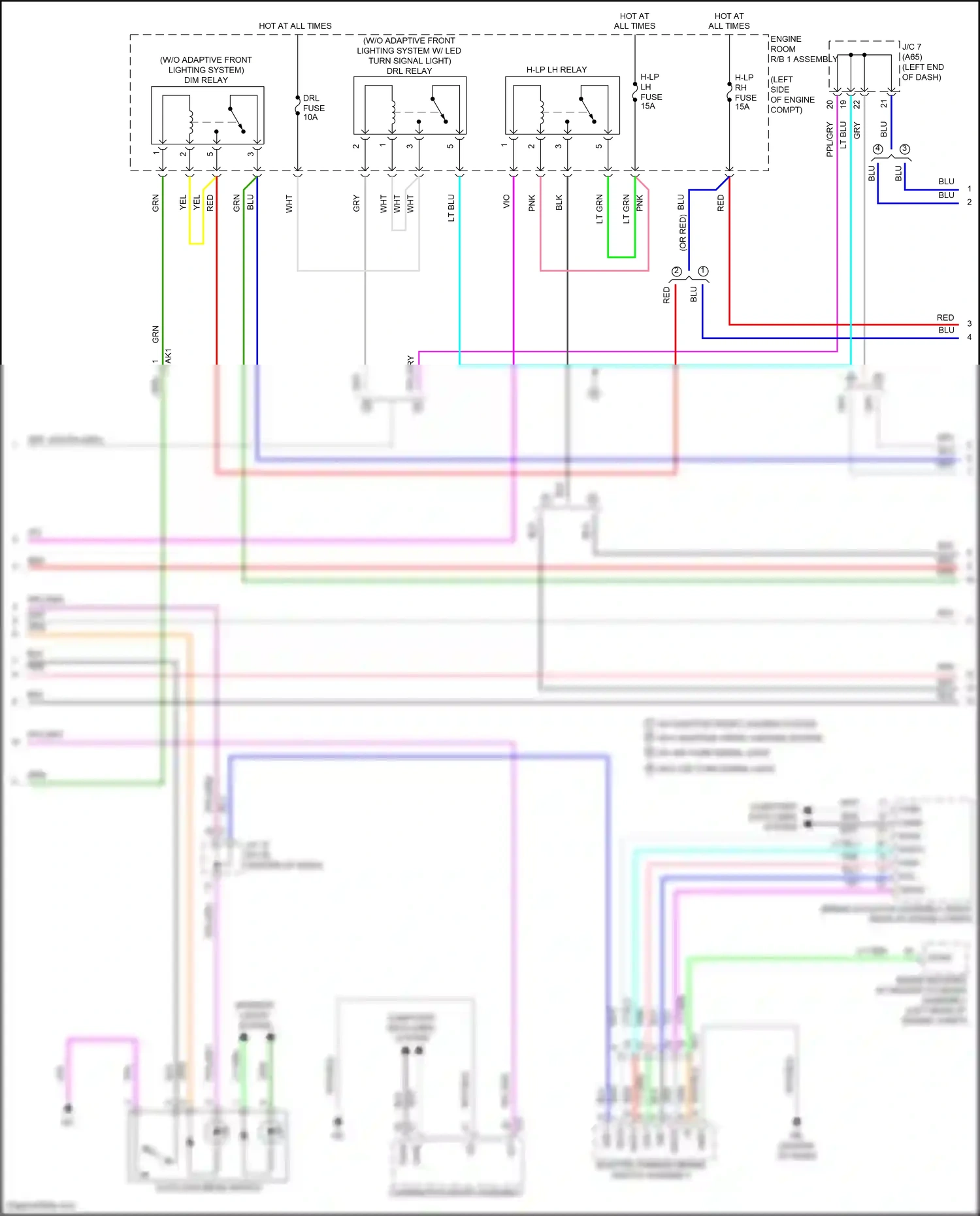 Wiring diagram computer data lines system for Toyota Camry XV70 (2017-2021) (14 of 127)