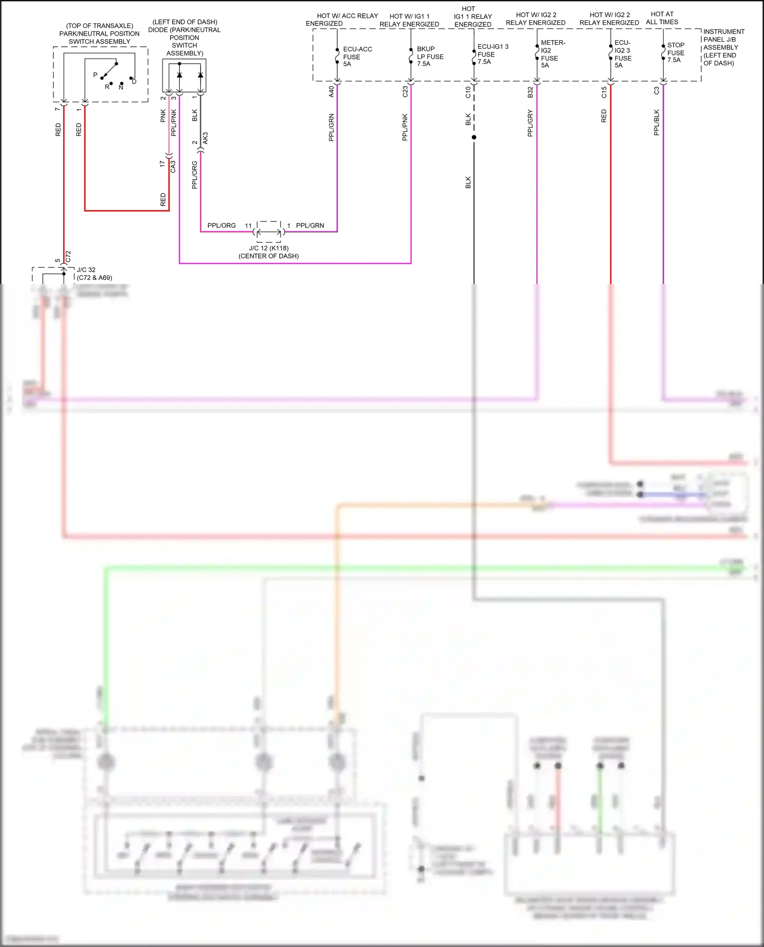 Wiring diagram computer data lines system for Toyota Camry XV70 (2017-2021) (92 of 127)