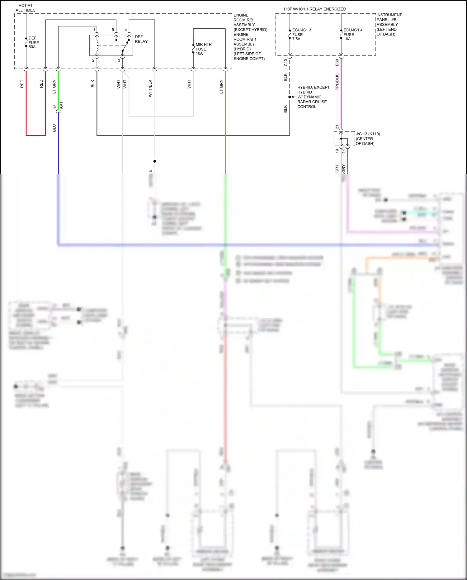 Wiring diagram computer data lines system for Toyota Camry XV70 (2017-2021) (61 of 127)