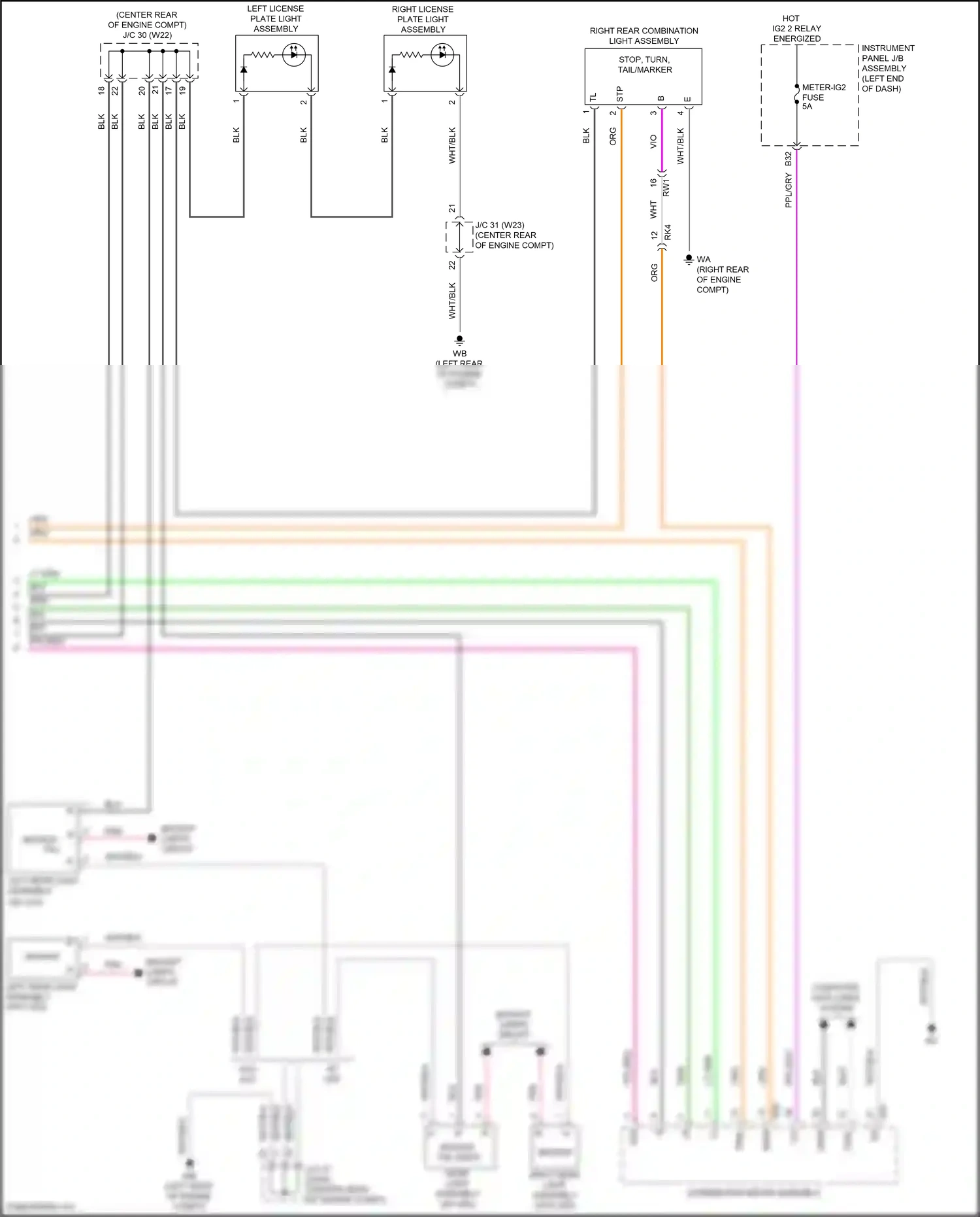 Wiring diagram computer data lines system for Toyota Camry XV70 (2017-2021) (4 of 127)