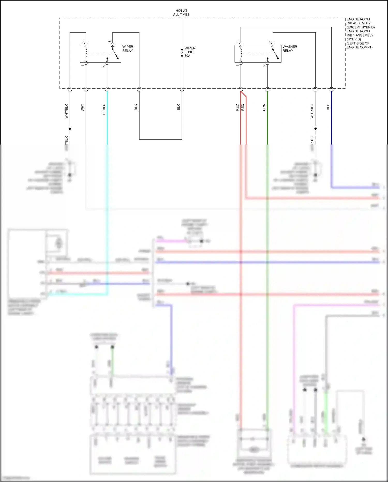Wiring diagram steering sensor for Toyota Camry XV70 (2017-2021) (19 of 22)