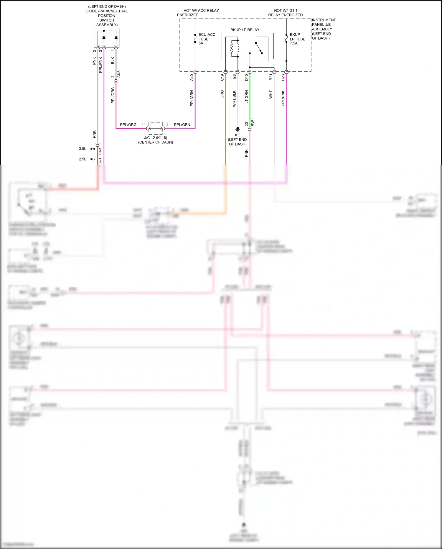 Wiring diagram television camera controller for Toyota Camry XV70 (2017-2021) (1 of 18)