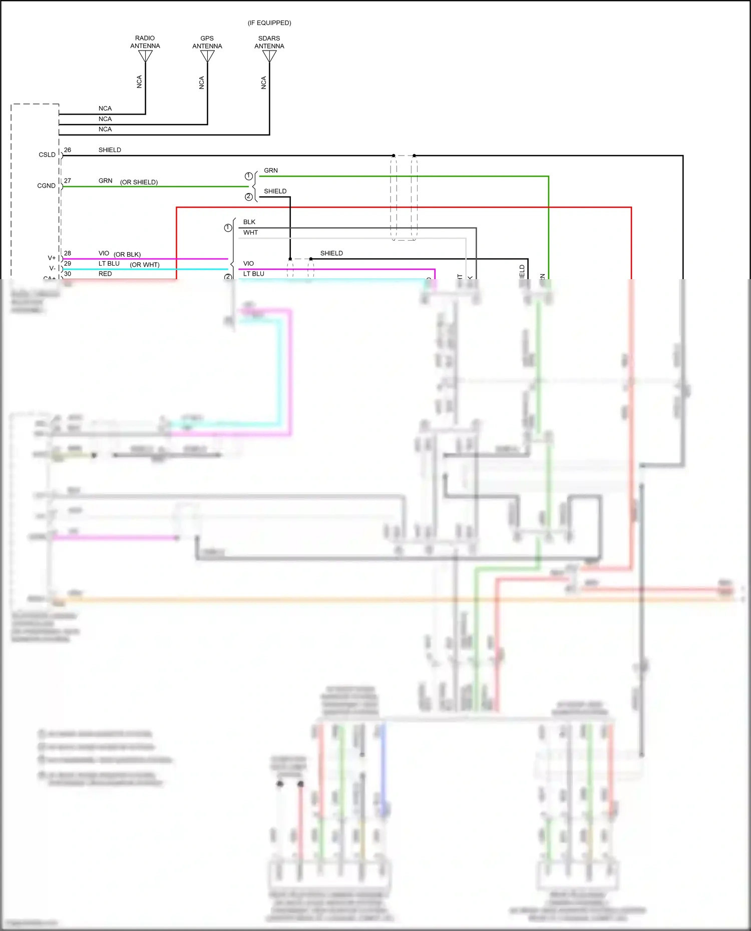 Wiring diagram television camera controller for Toyota Camry XV70 (2017-2021) (15 of 18)