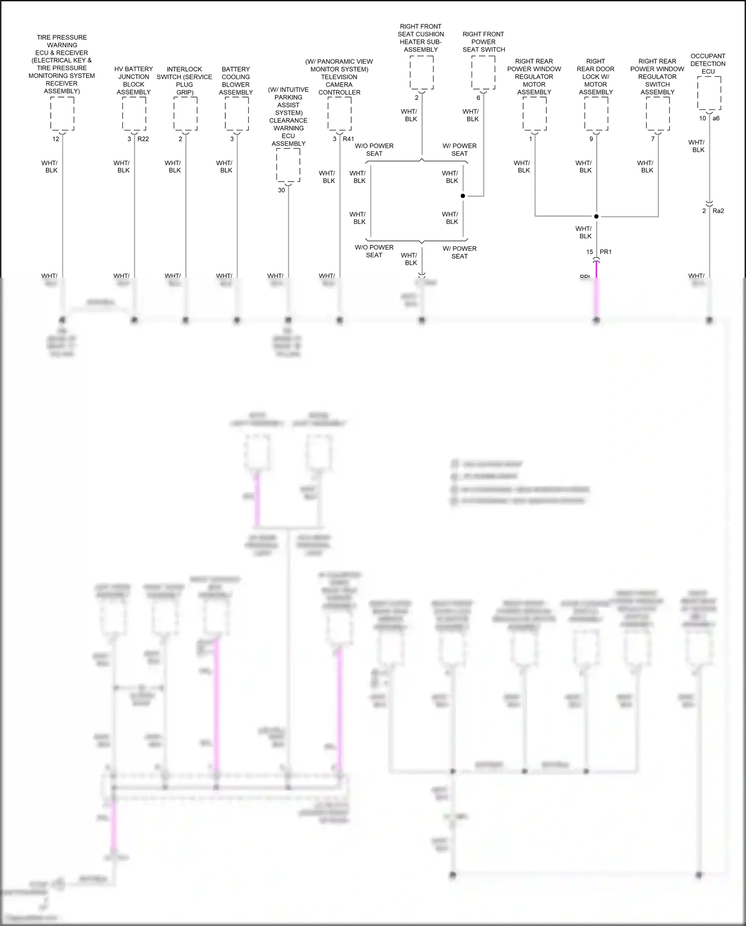 Wiring diagram television camera controller for Toyota Camry XV70 (2017-2021) (14 of 18)