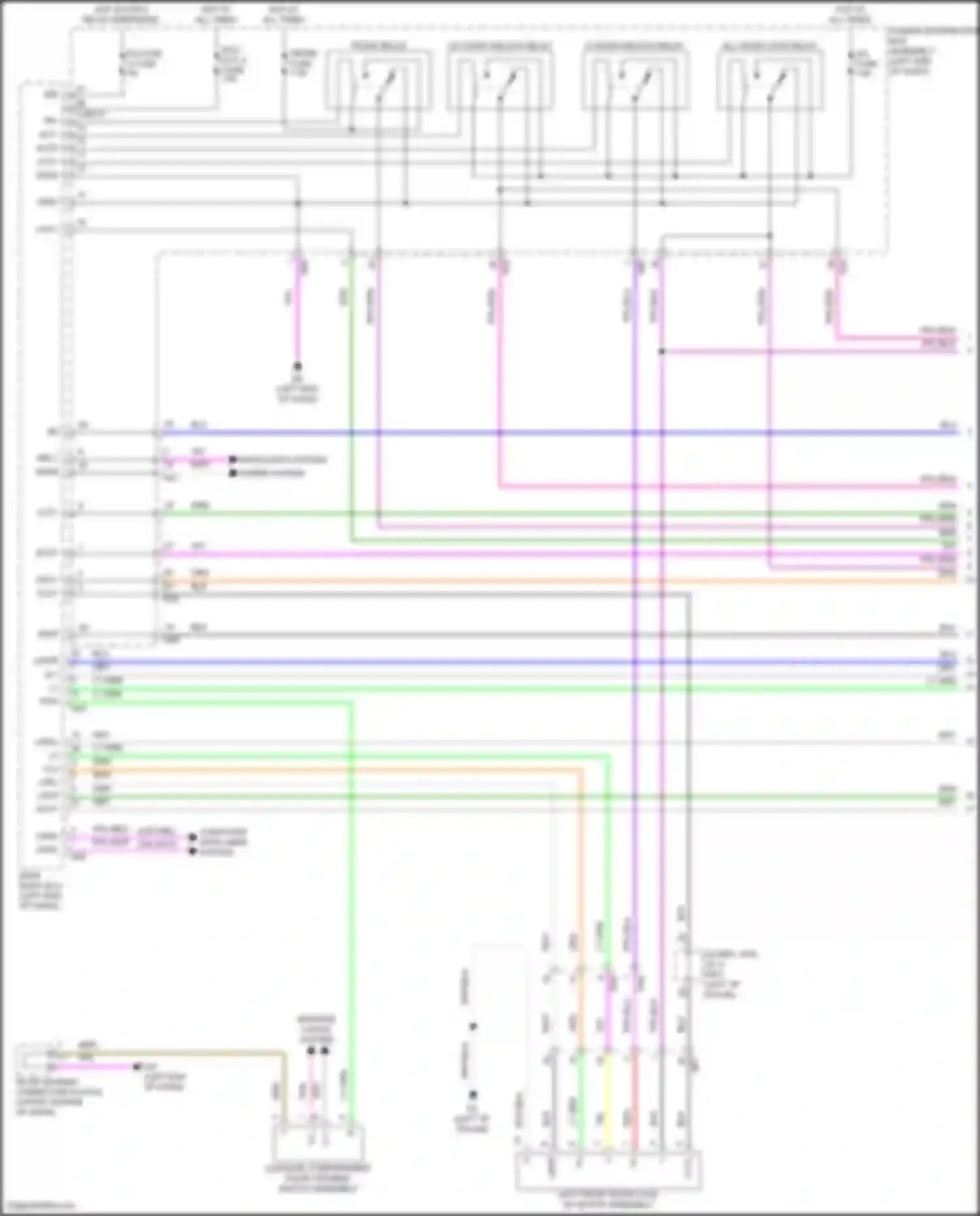 Camry Toyota XV80 (2024-2024): Forced entry circuit (1 of 5)