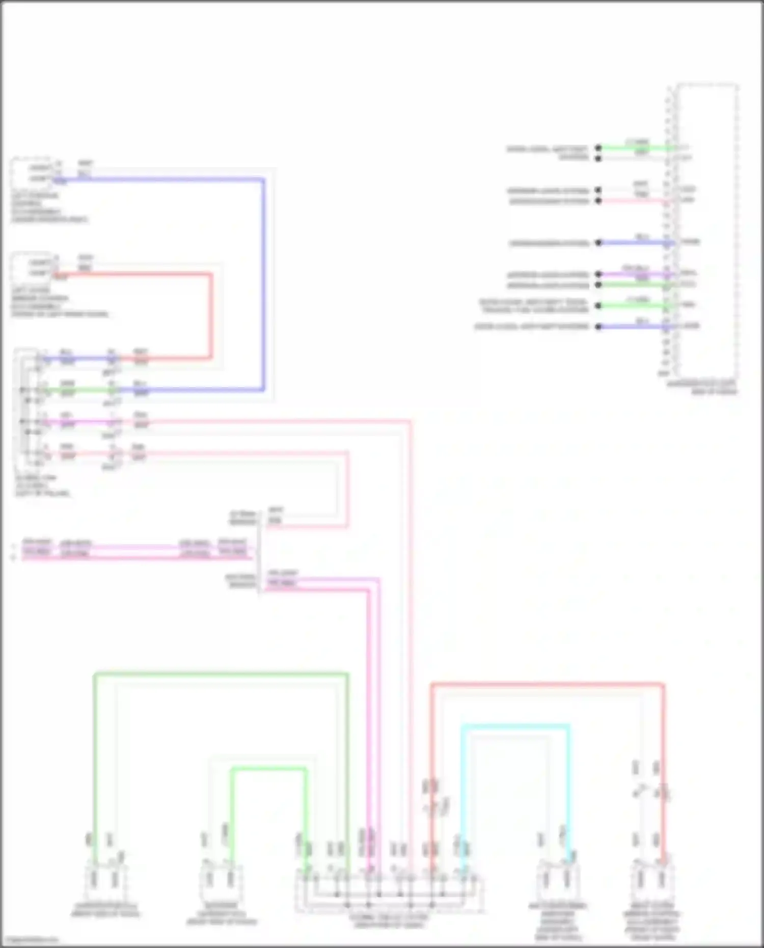 Camry Toyota XV80 (2024-2024): Body control modules circuit (2 of 2)