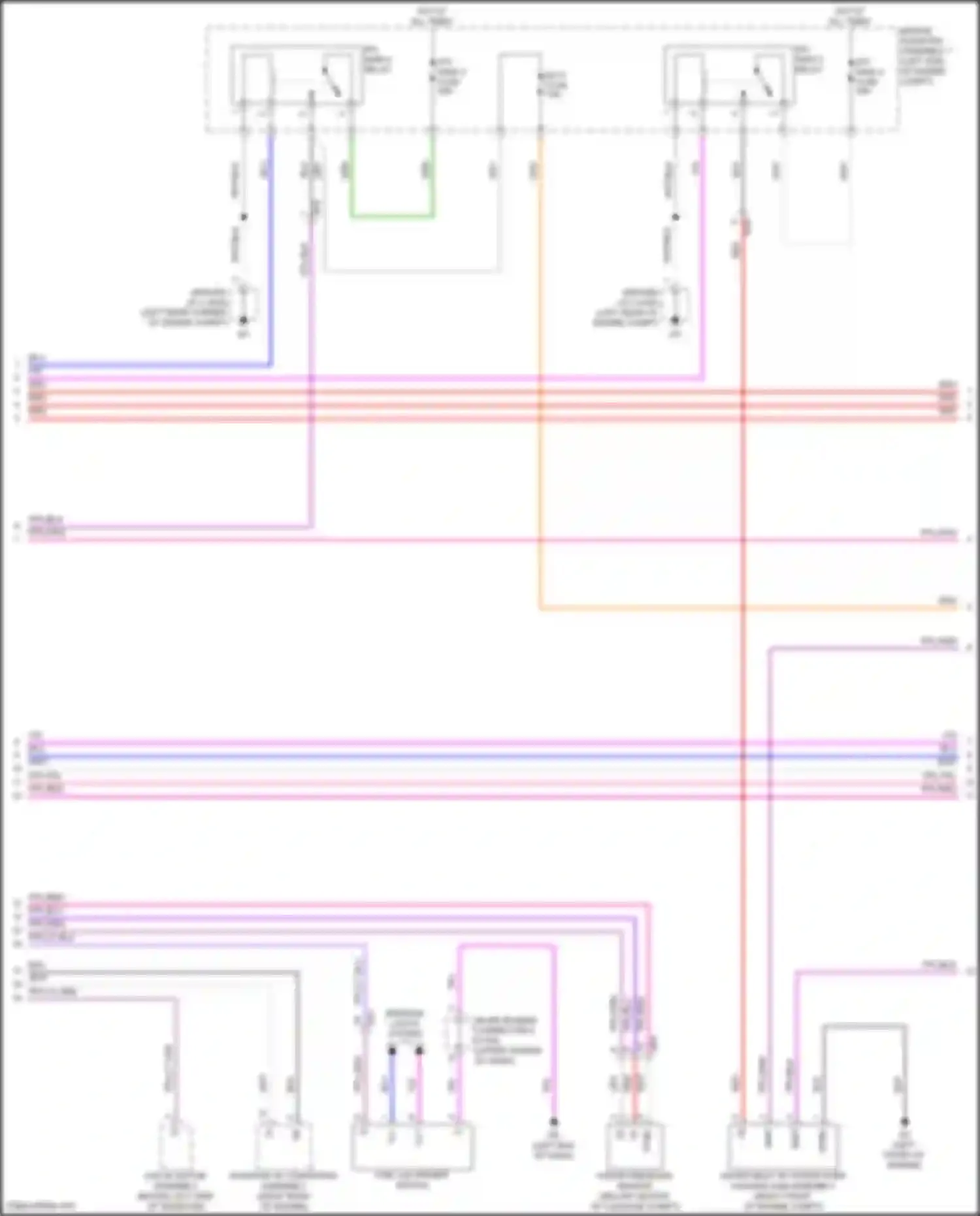 Camry Toyota XV80 (2024-2024): Wiring diagram engine performance 2.5l hybrid, engine controls circuit (3 of 9)