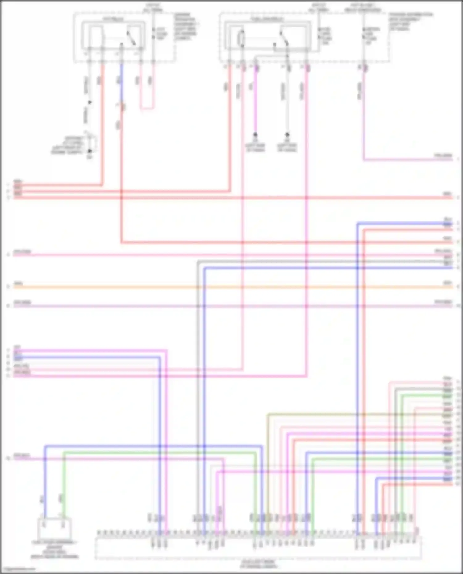 Camry Toyota XV80 (2024-2024): Wiring diagram engine performance 2.5l hybrid, engine controls circuit (4 of 9)
