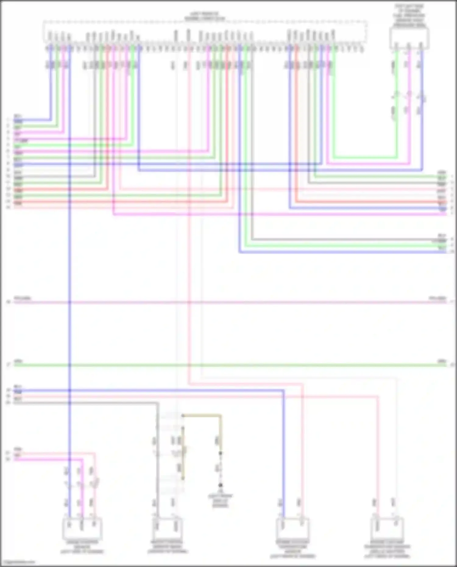 Camry Toyota XV80 (2024-2024): Wiring diagram engine performance 2.5l hybrid, engine controls circuit (8 of 9)