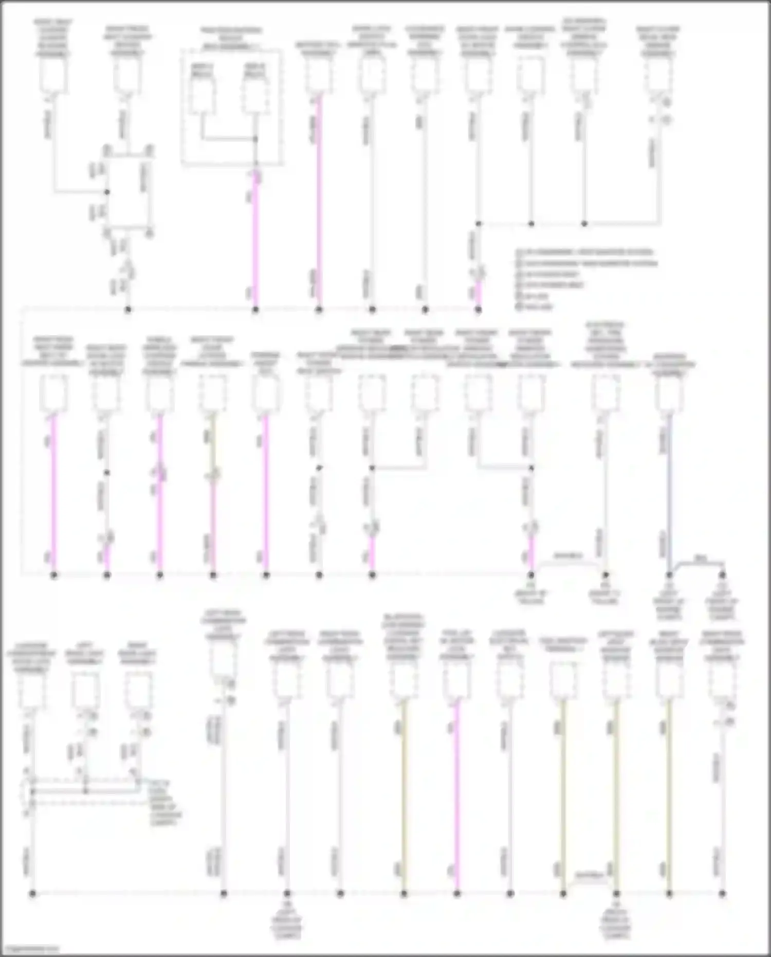Camry Toyota XV80 (2024-2024): Ground distribution circuit (4 of 5)