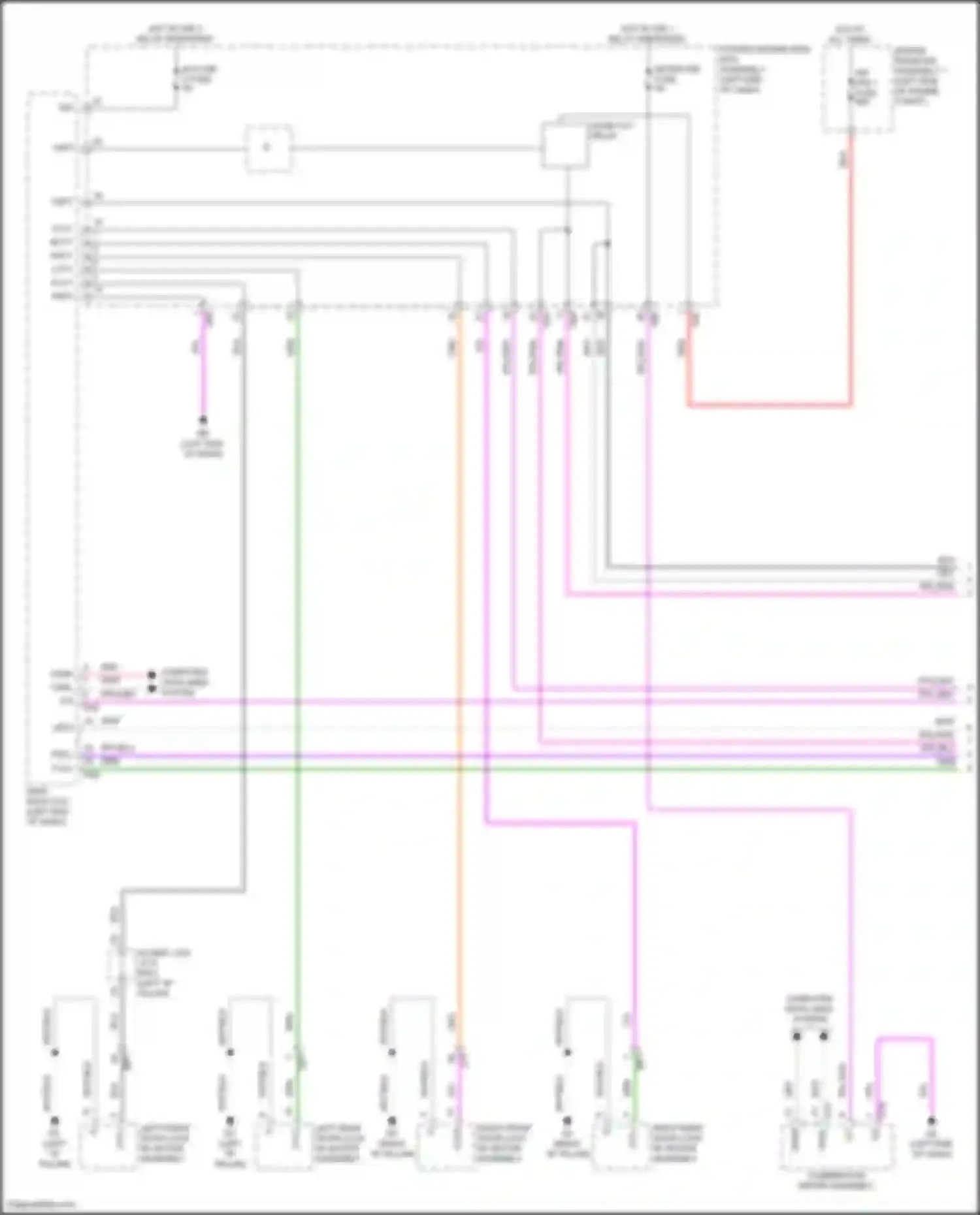 Camry Toyota XV80 (2024-2024): Courtesy lamps circuit (1 of 3)