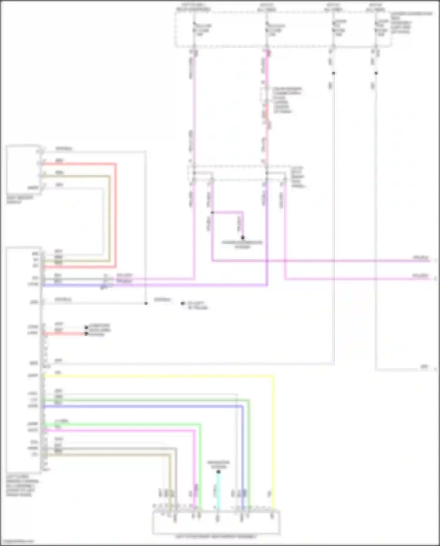 Camry Toyota XV80 (2024-2024): Memory mirrors circuit (1 of 2)
