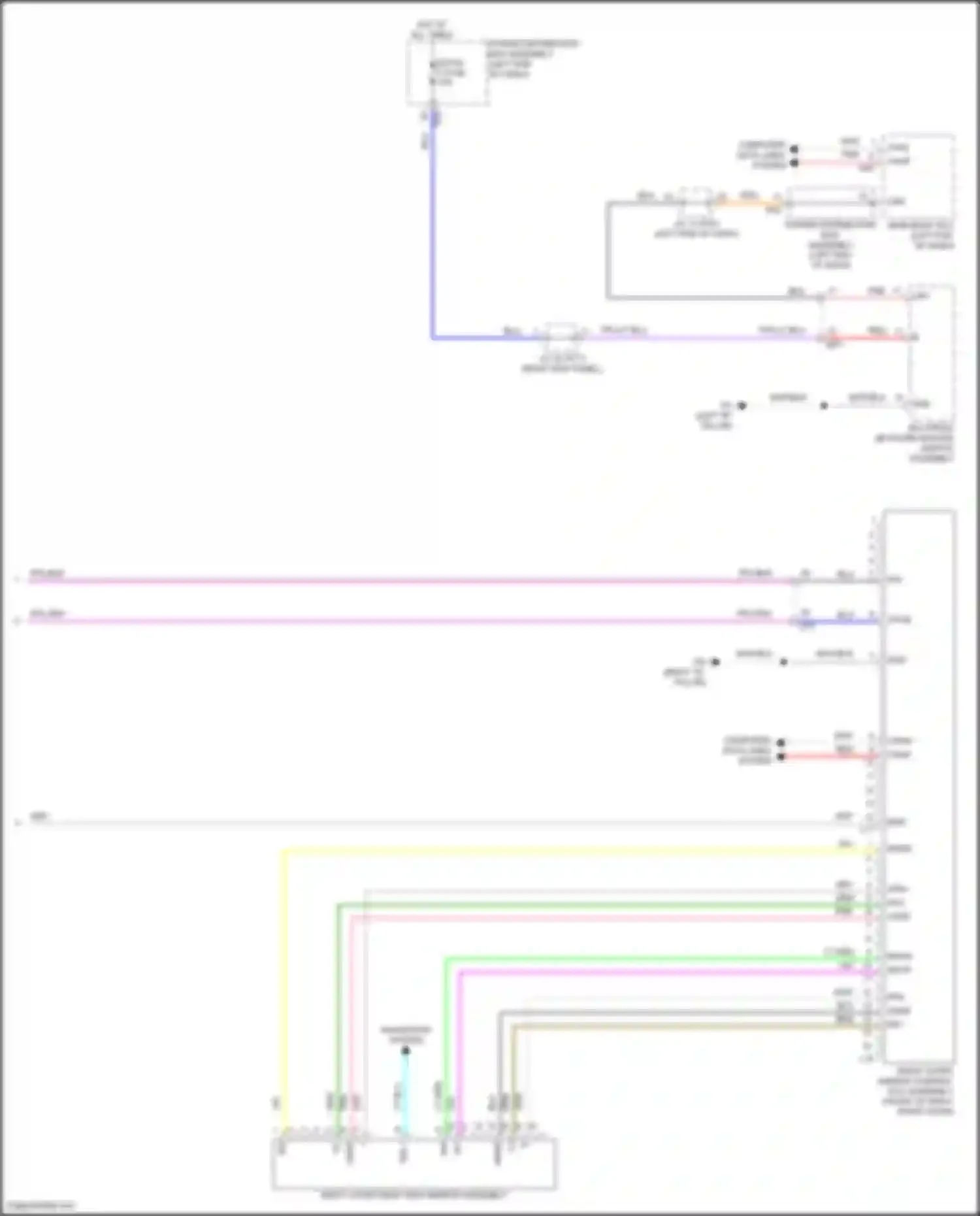 Camry Toyota XV80 (2024-2024): Memory mirrors circuit (2 of 2)