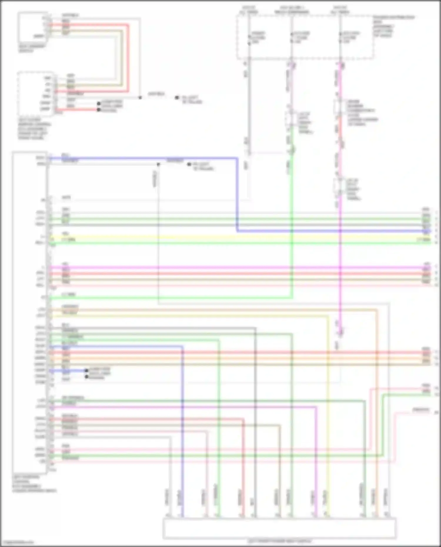 Camry Toyota XV80 (2024-2024): Memory seat circuit (1 of 2)