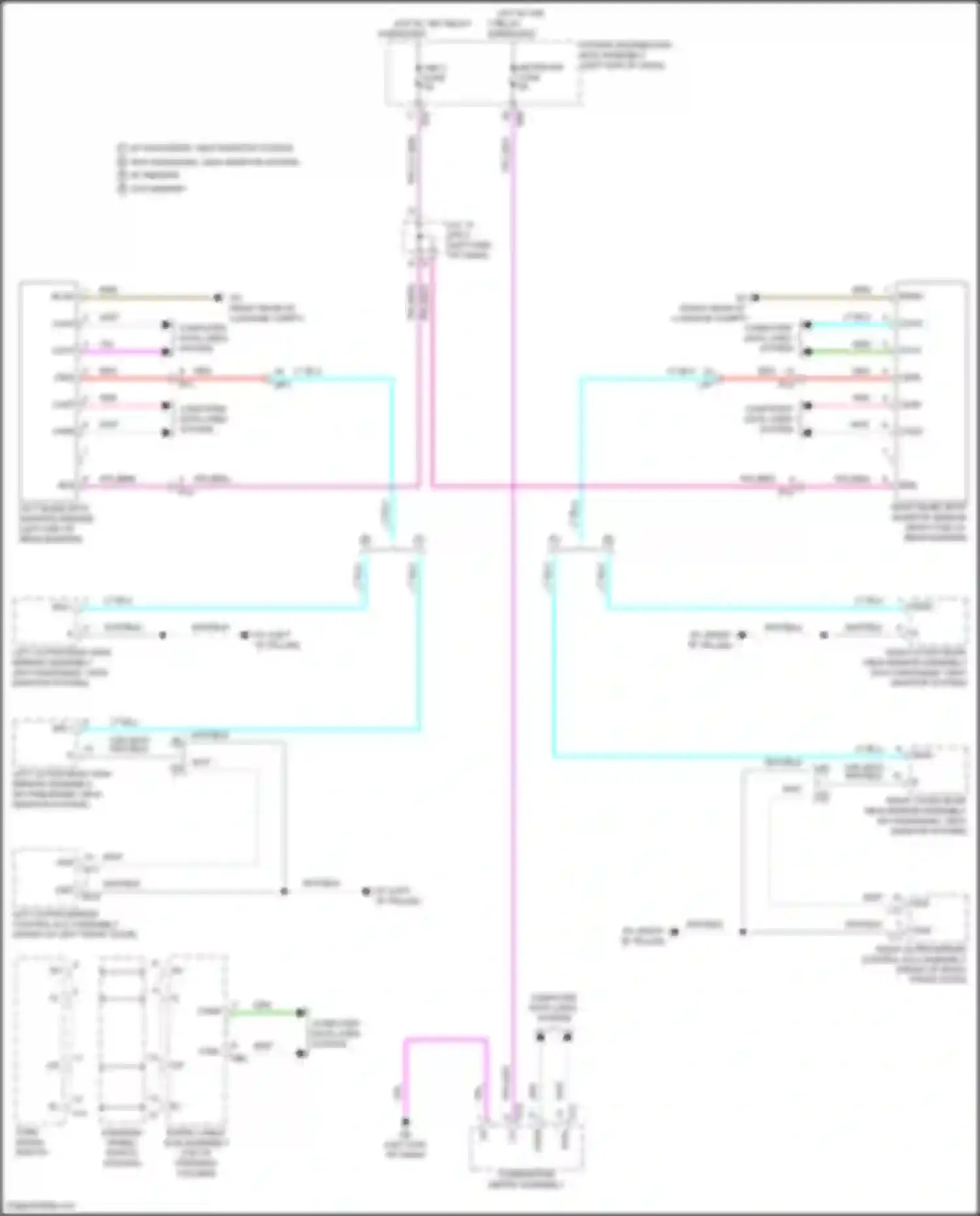 Camry Toyota XV80 (2024-2024): Blind spot monitoring circuit