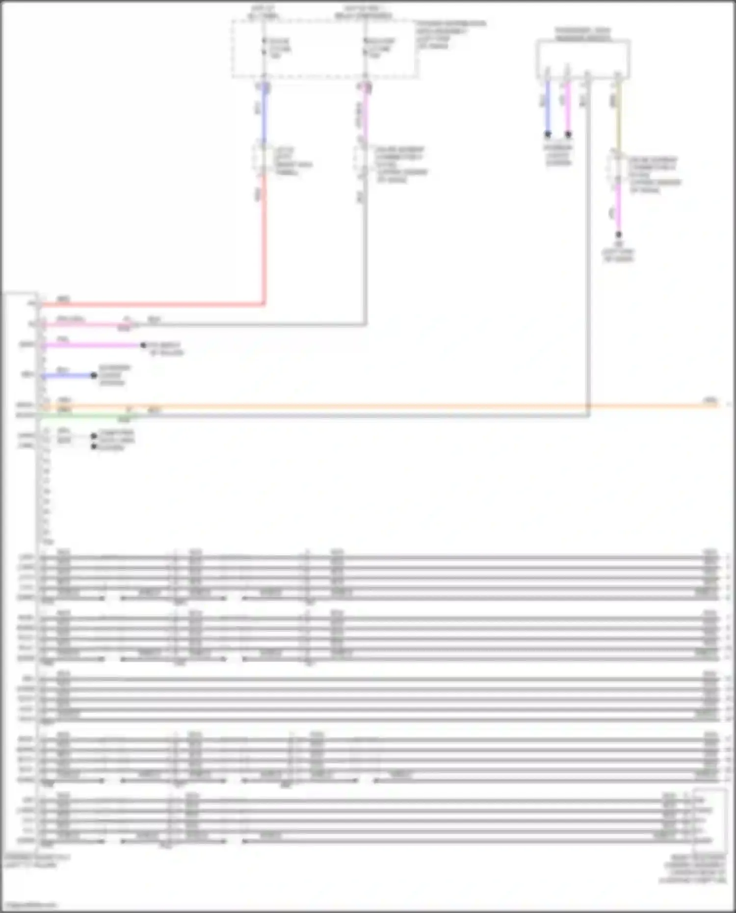 Camry Toyota XV80 (2024-2024): Parking assistant circuit (1 of 2)