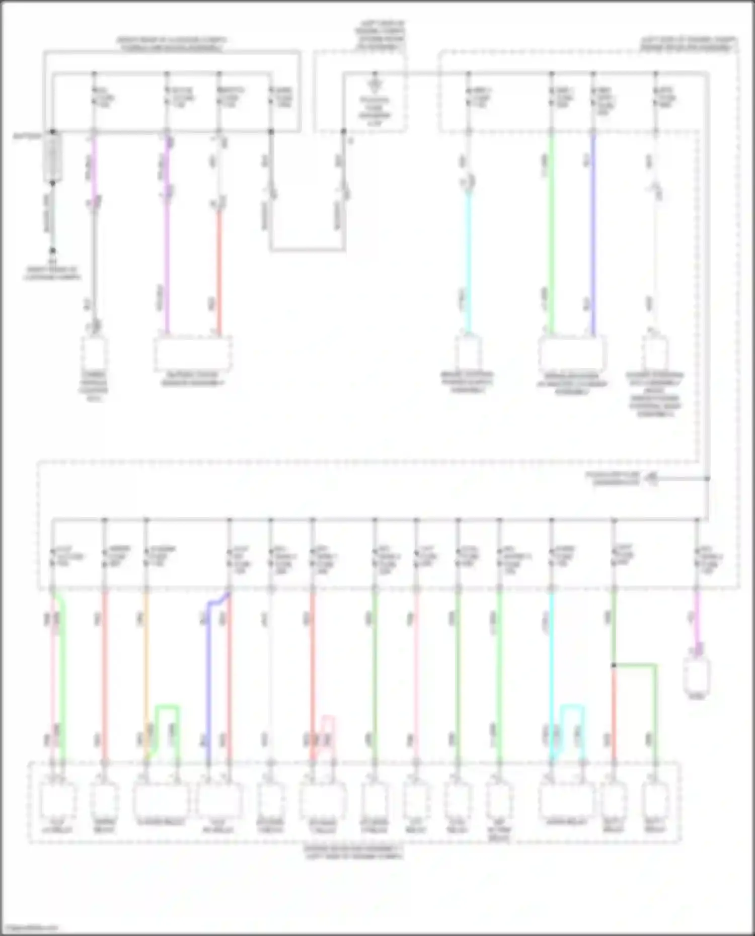 Camry Toyota XV80 (2024-2024): Power distribution circuit (1 of 9)