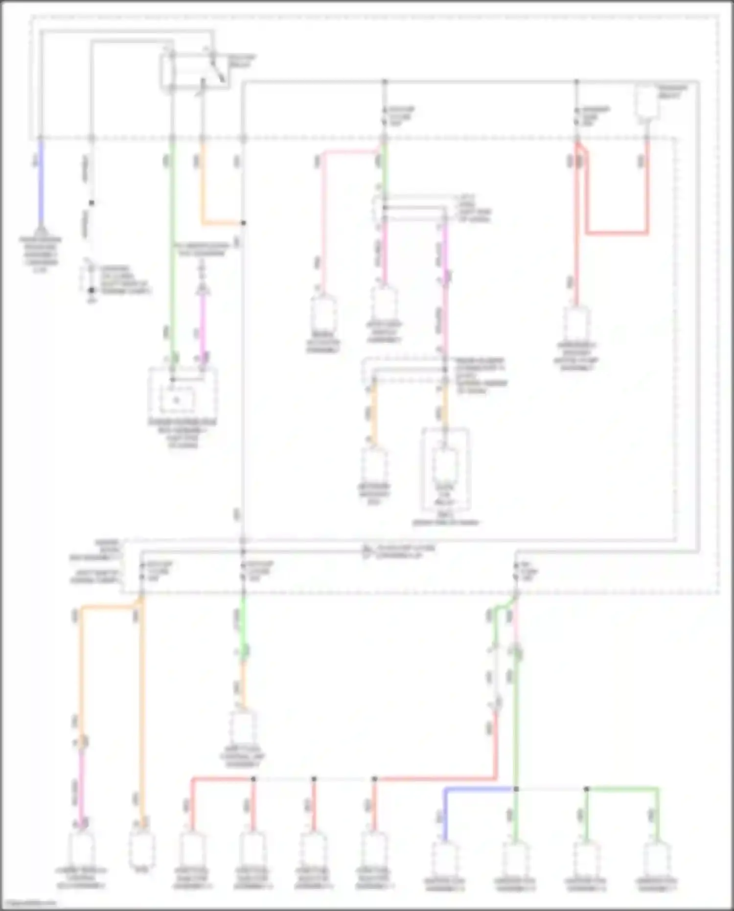 Camry Toyota XV80 (2024-2024): Power distribution circuit (3 of 9)