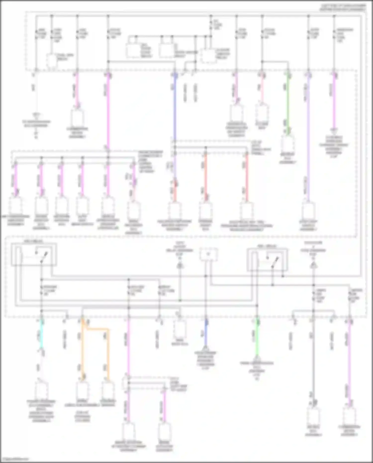 Camry Toyota XV80 (2024-2024): Power distribution circuit (5 of 9)