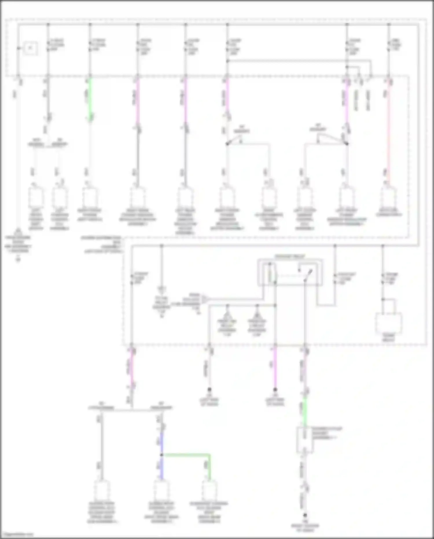 Camry Toyota XV80 (2024-2024): Power distribution circuit (6 of 9)