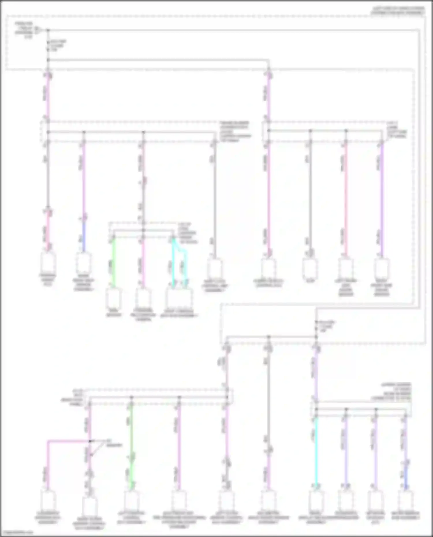 Camry Toyota XV80 (2024-2024): Power distribution circuit (8 of 9)