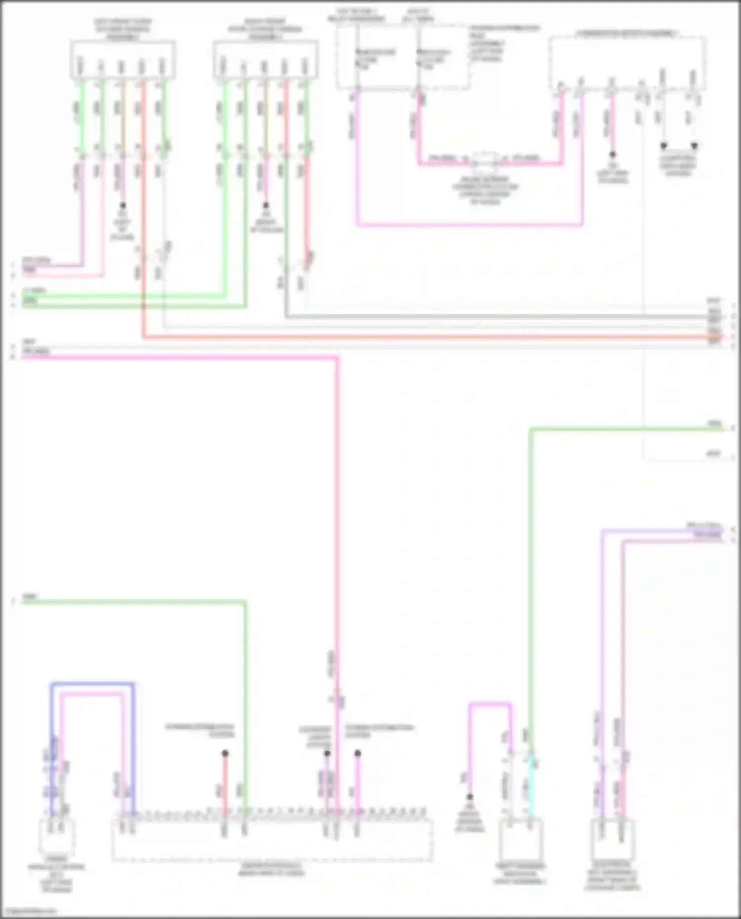 Camry Toyota XV80 (2024-2024): Power door locks circuit (4 of 5)