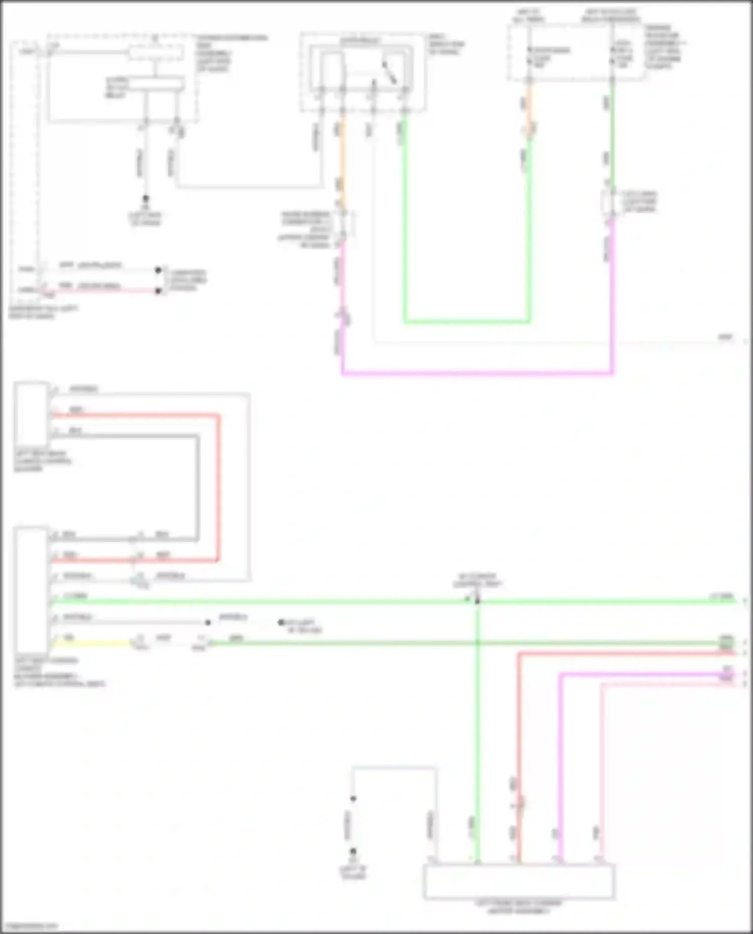 Camry Toyota XV80 (2024-2024): Front heated seats circuit (1 of 2)