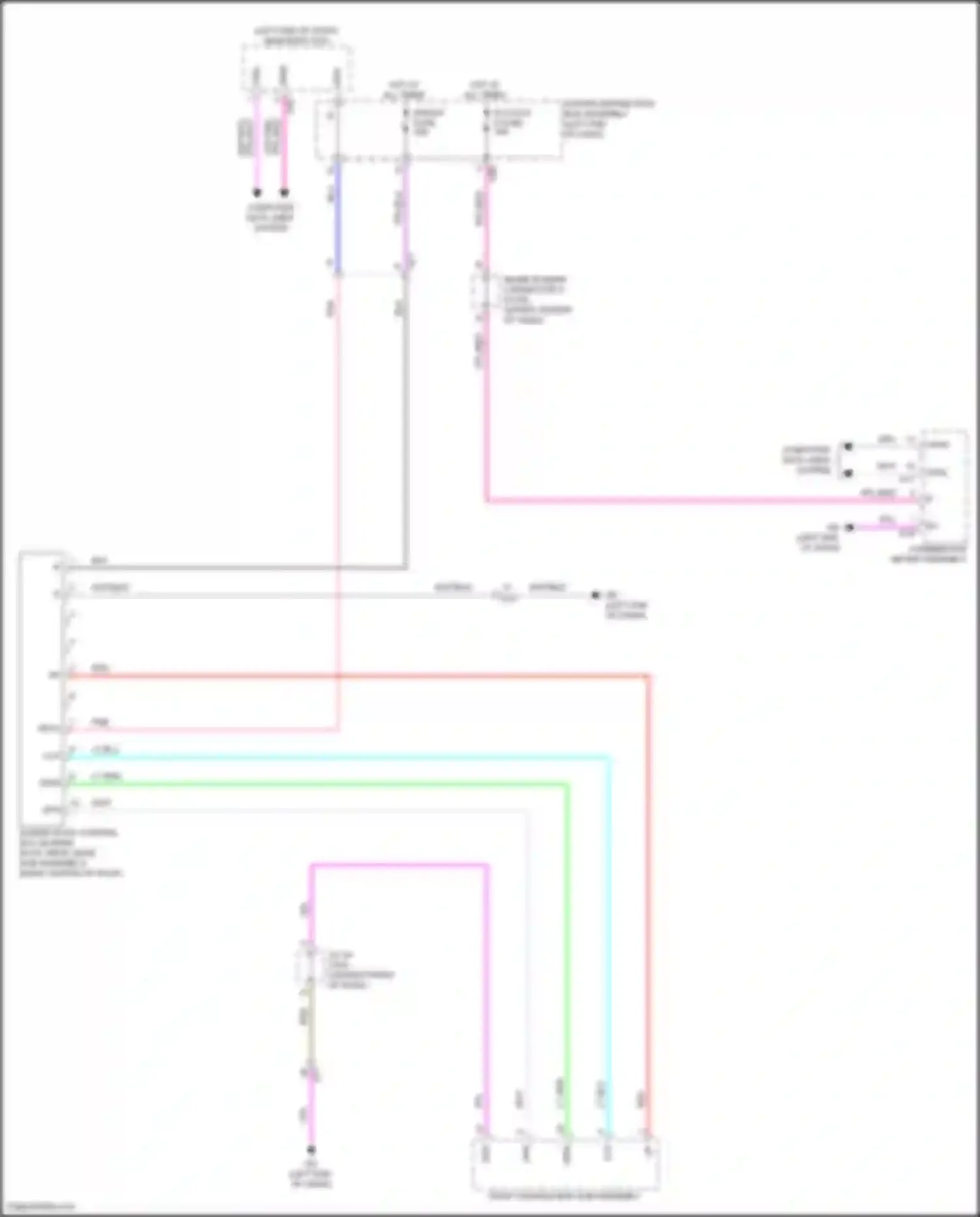 Camry Toyota XV80 (2024-2024): Power top/sunroof circuit, w/o panoramic