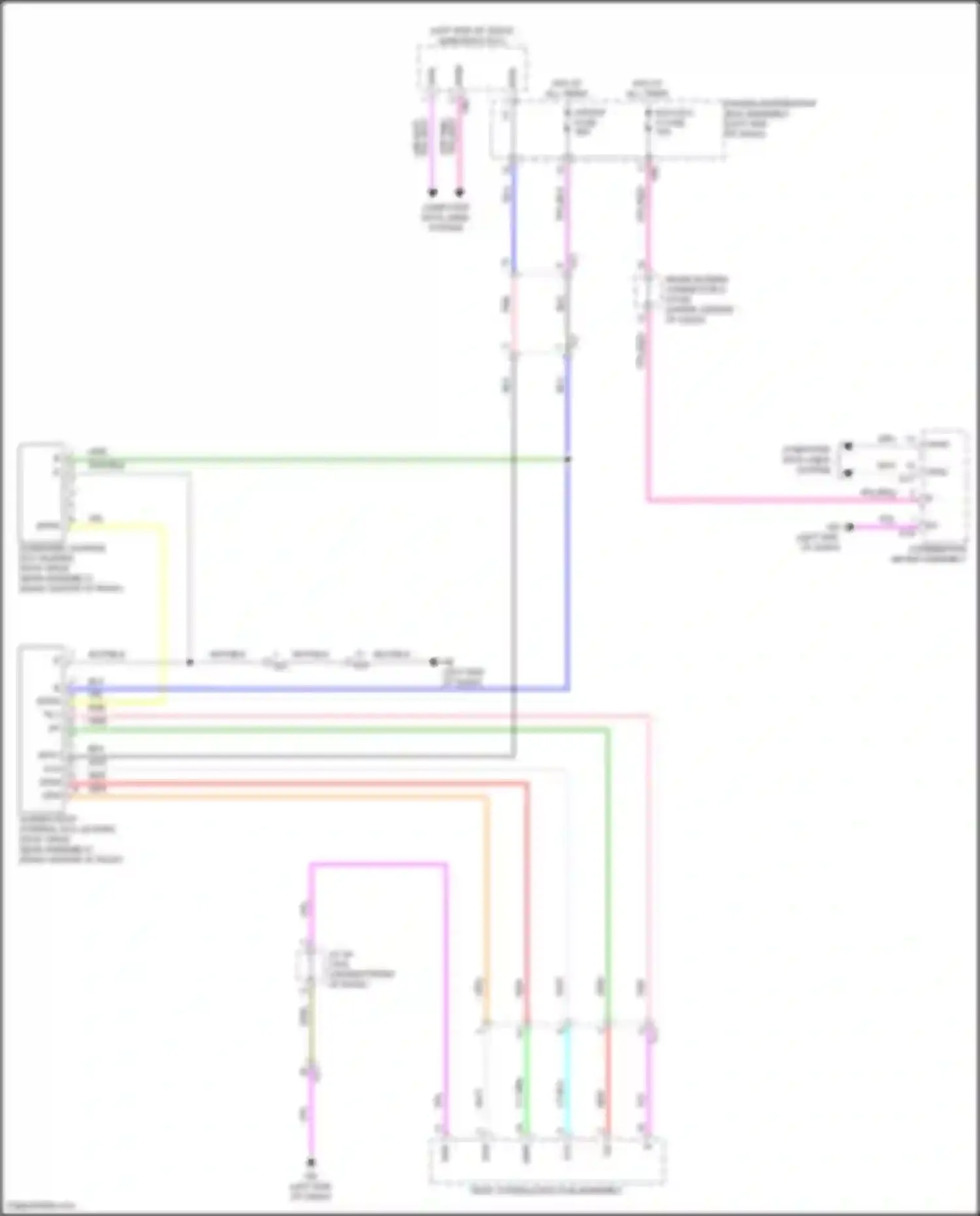 Camry Toyota XV80 (2024-2024): Power top/sunroof circuit, w/ panoramic