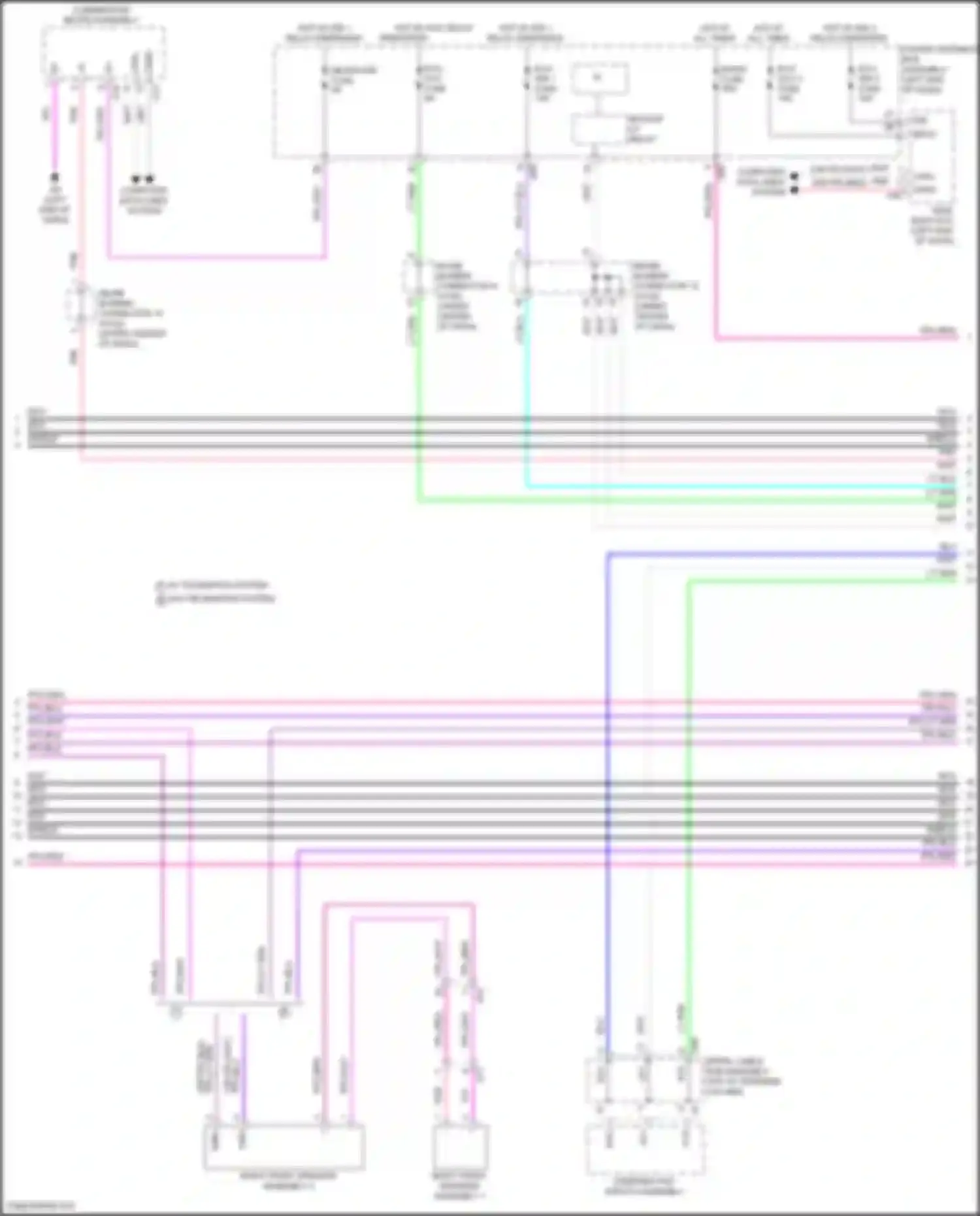 Camry Toyota XV80 (2024-2024): Radio circuit, w/ built-in amplifier (3 of 4)