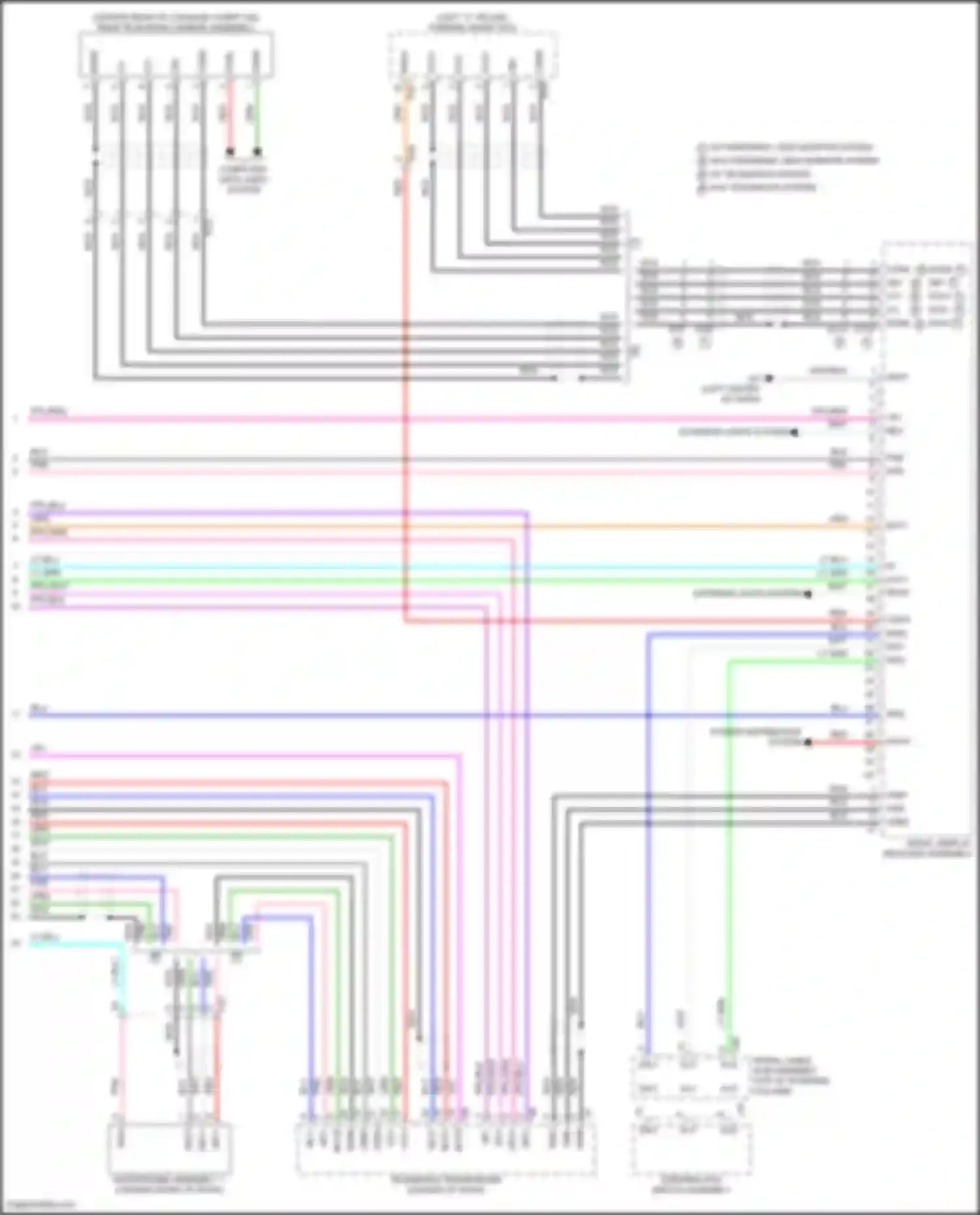 Camry Toyota XV80 (2024-2024): Radio circuit, w/ separate amplifier (4 of 4)