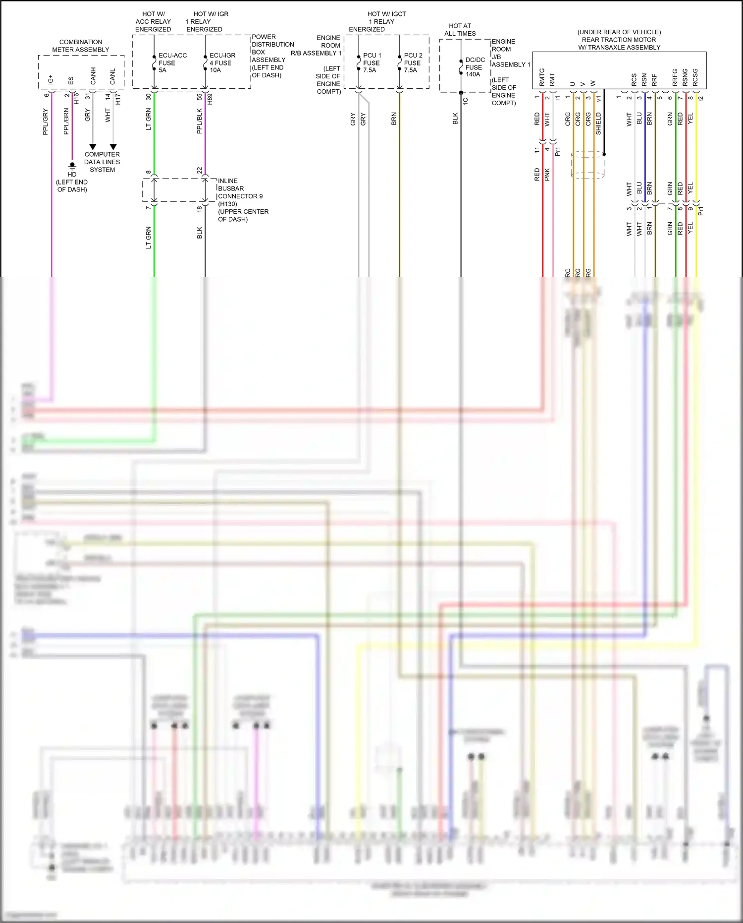Wiring diagram computer data lines system for Toyota Camry XV80 (2024-2024) (40 of 74)