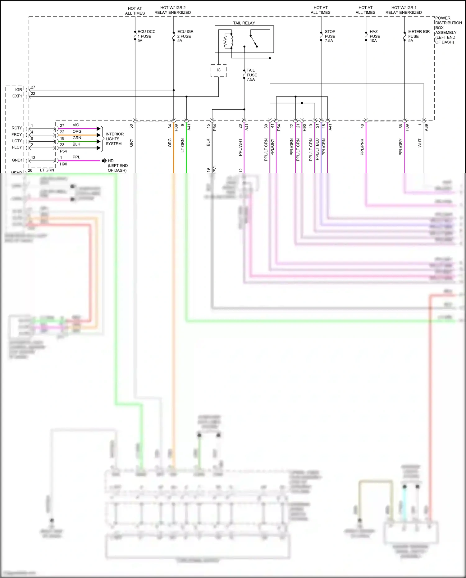 Wiring diagram computer data lines system for Toyota Camry XV80 (2024-2024) (61 of 74)