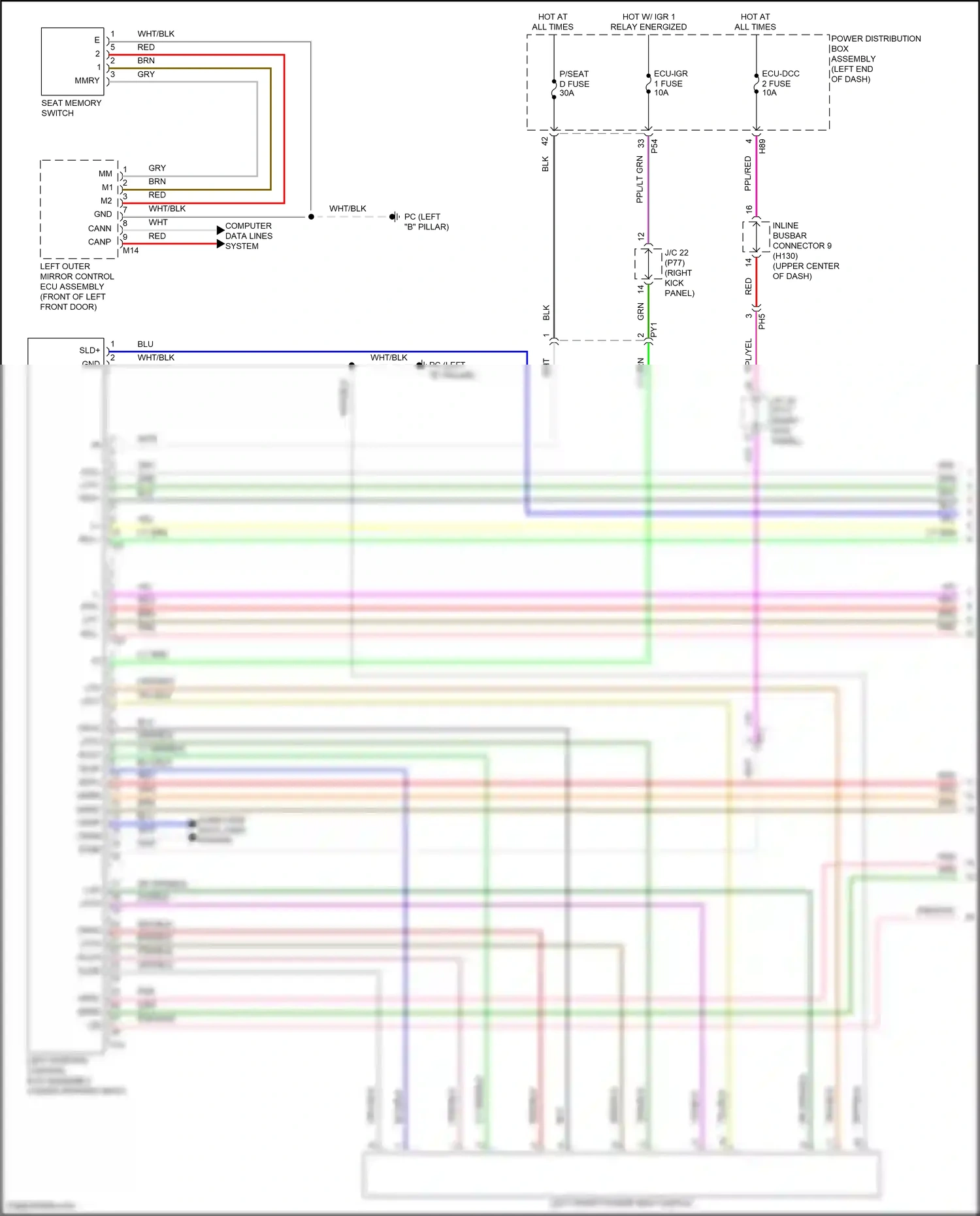 Wiring diagram computer data lines system for Toyota Camry XV80 (2024-2024) (5 of 74)