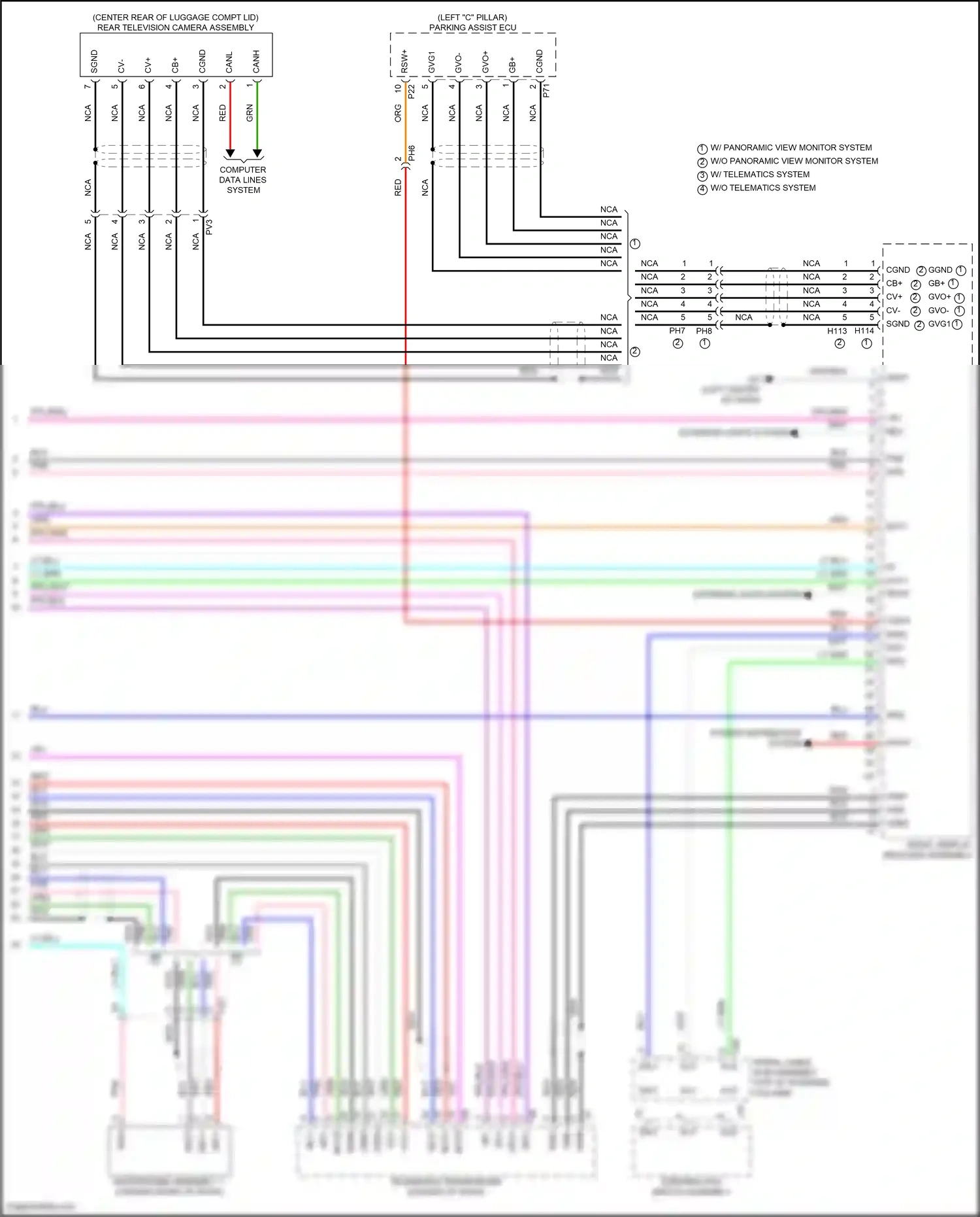 Wiring diagram computer data lines system for Toyota Camry XV80 (2024-2024) (49 of 74)