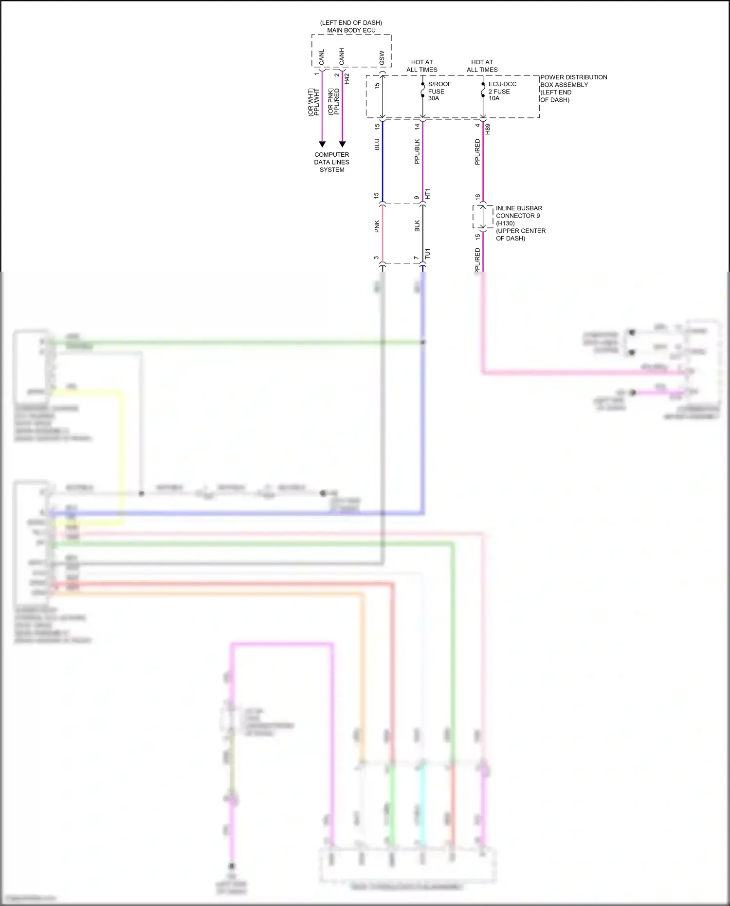 Wiring diagram computer data lines system for Toyota Camry XV80 (2024-2024) (17 of 74)