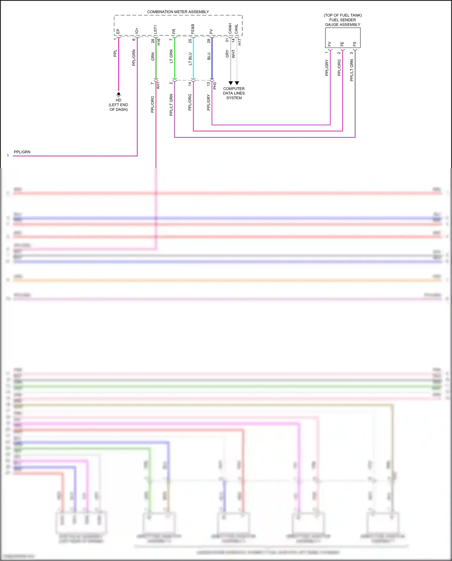 Wiring diagram computer data lines system for Toyota Camry XV80 (2024-2024) (68 of 74)