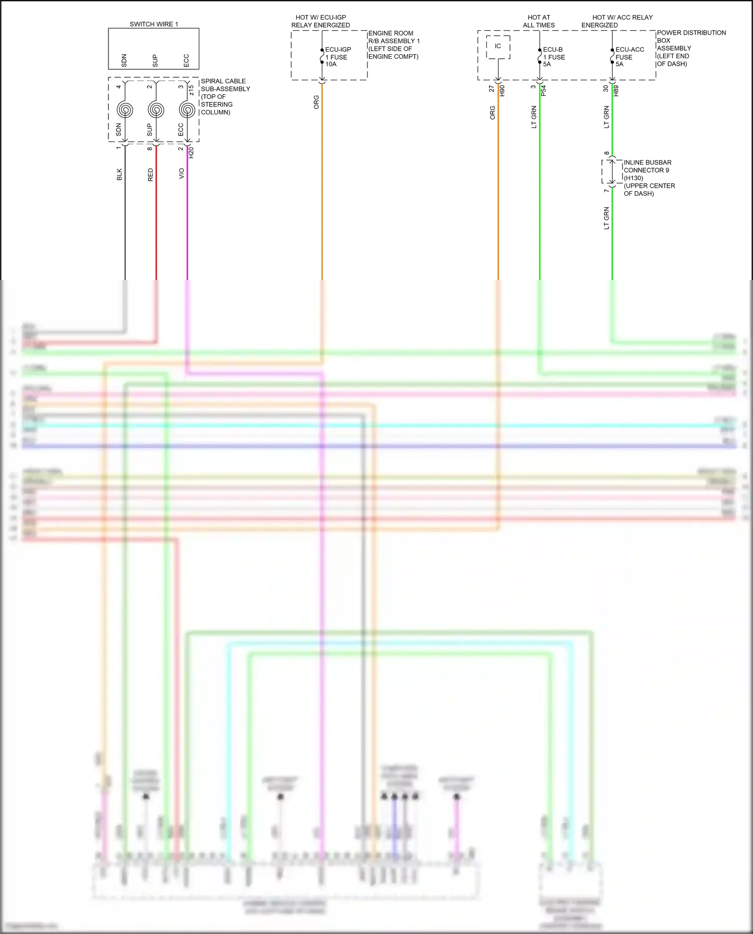 Wiring diagram computer data lines system for Toyota Camry XV80 (2024-2024) (74 of 74)