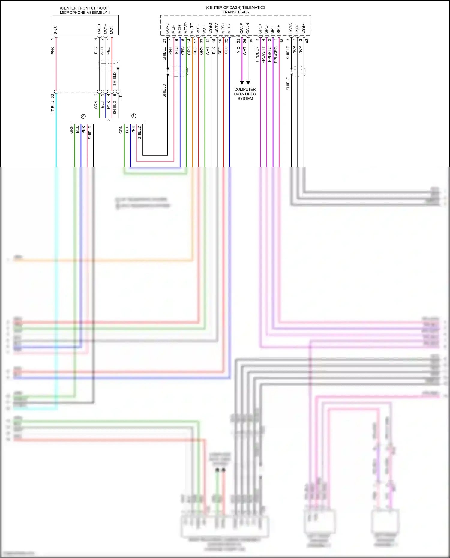 Wiring diagram computer data lines system for Toyota Camry XV80 (2024-2024) (46 of 74)