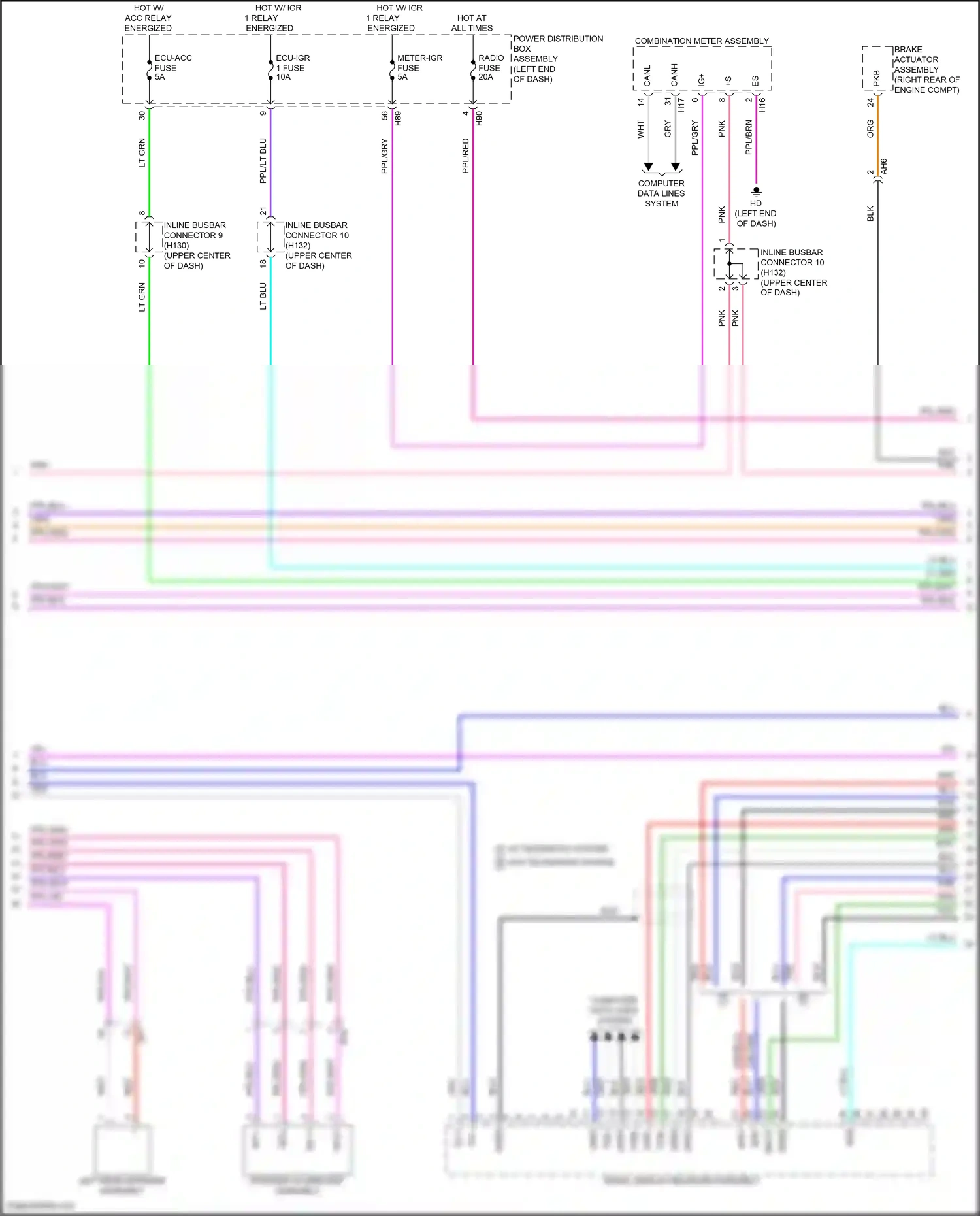 Wiring diagram computer data lines system for Toyota Camry XV80 (2024-2024) (48 of 74)