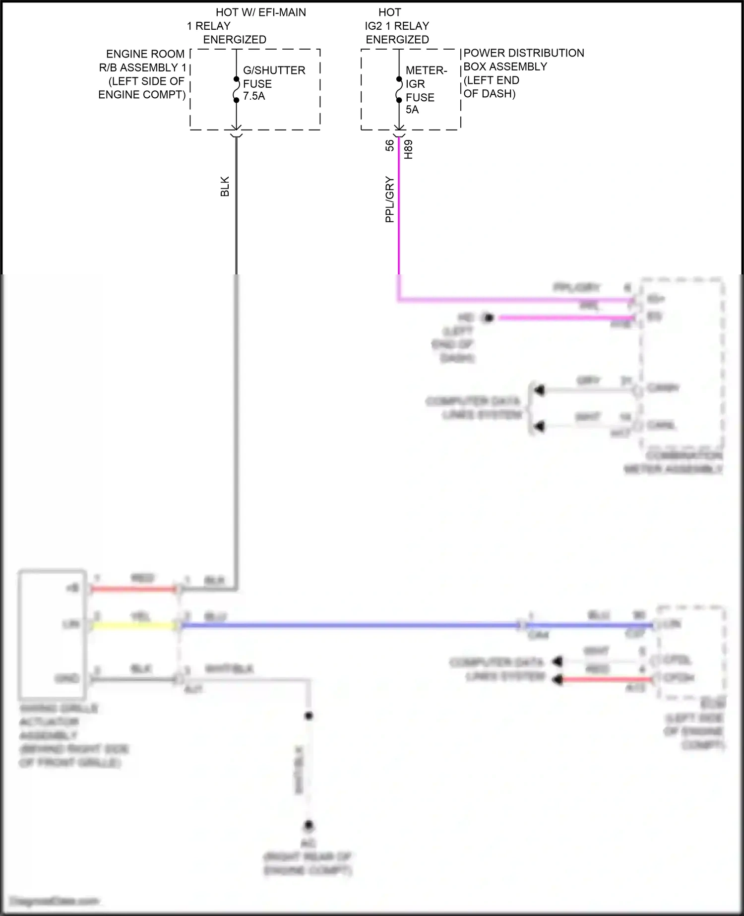 Wiring diagram computer data lines system for Toyota Camry XV80 (2024-2024) (44 of 74)