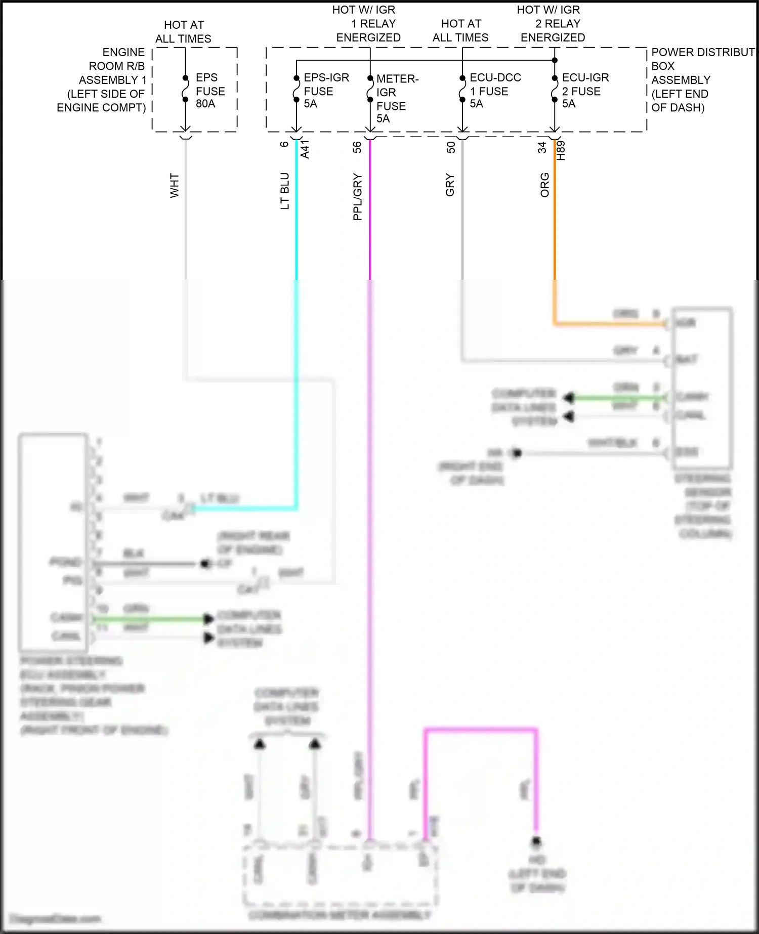 Wiring diagram computer data lines system for Toyota Camry XV80 (2024-2024) (27 of 74)