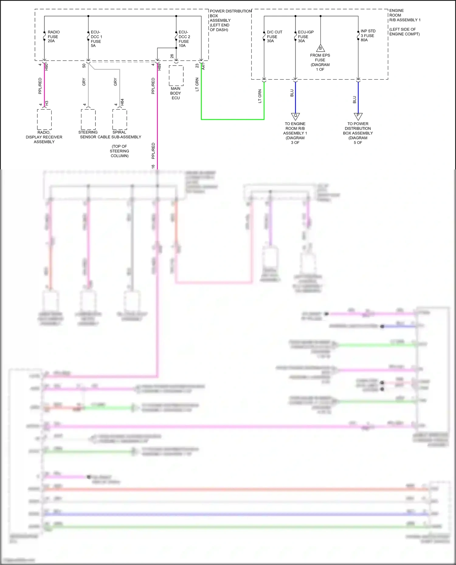 Wiring diagram computer data lines system for Toyota Camry XV80 (2024-2024) (6 of 74)