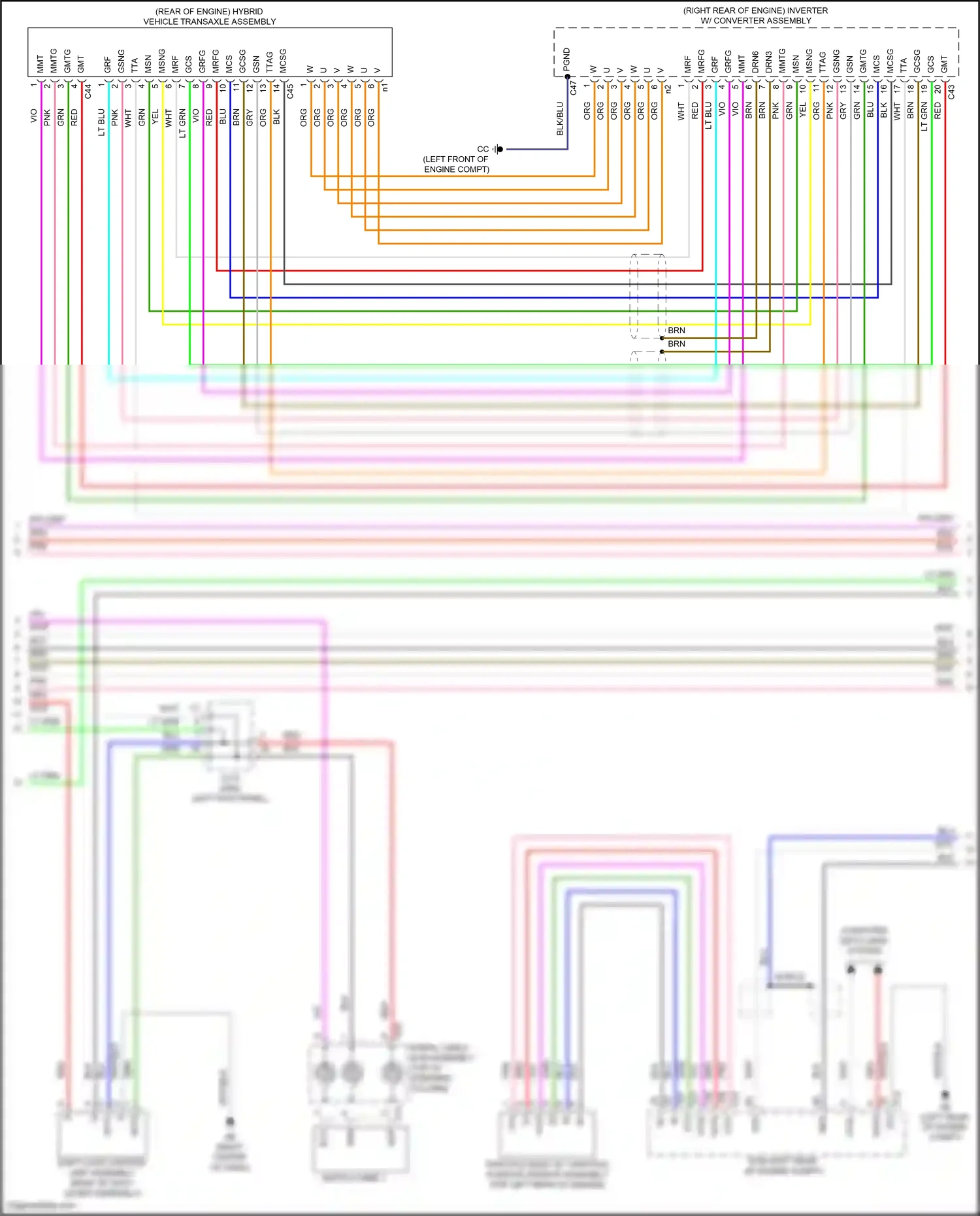 Wiring diagram computer data lines system for Toyota Camry XV80 (2024-2024) (39 of 74)
