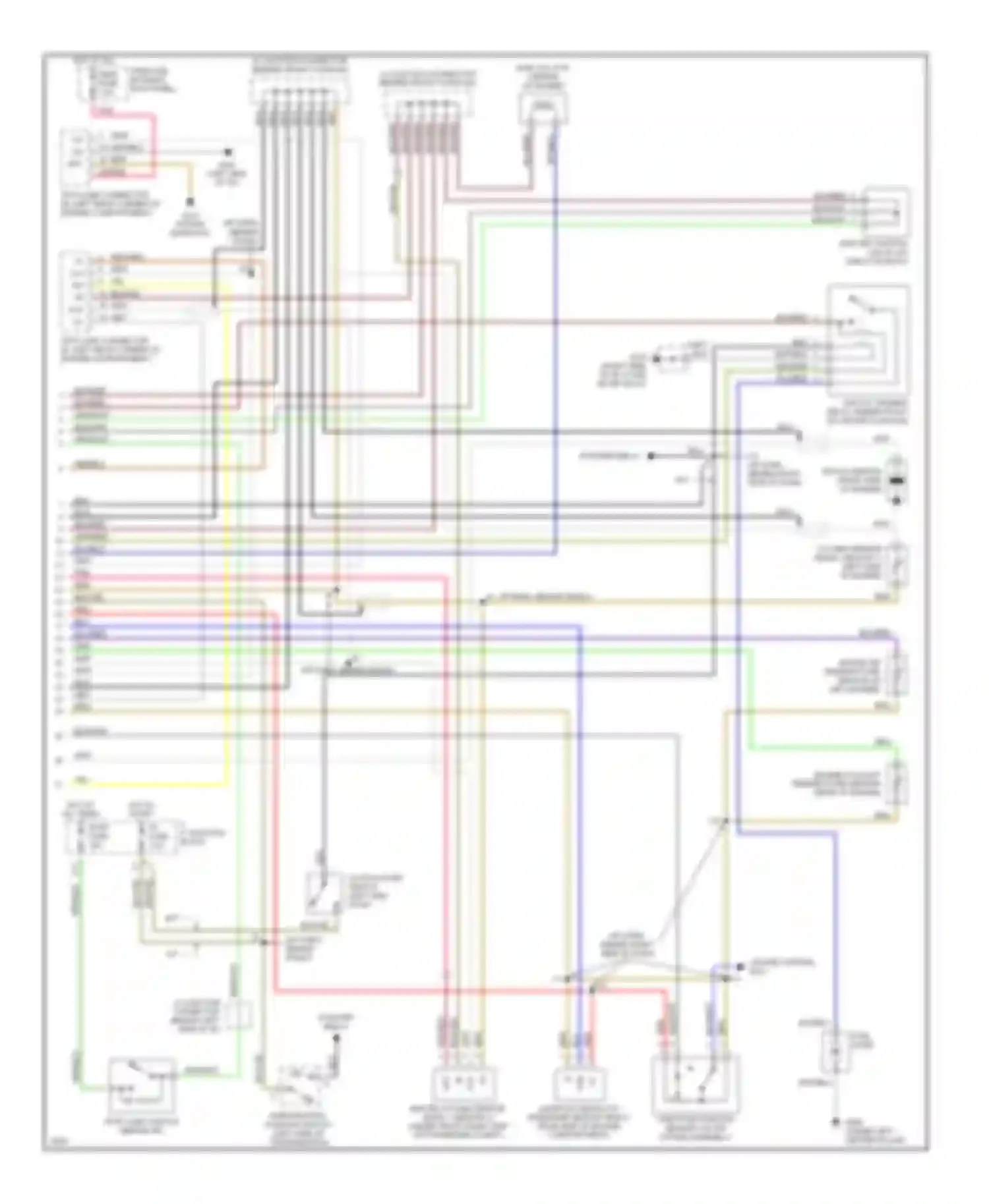 Celica Toyota T200 facelift (1995-1999): Wiring diagram engine performance 1.8ls (2 of 2)